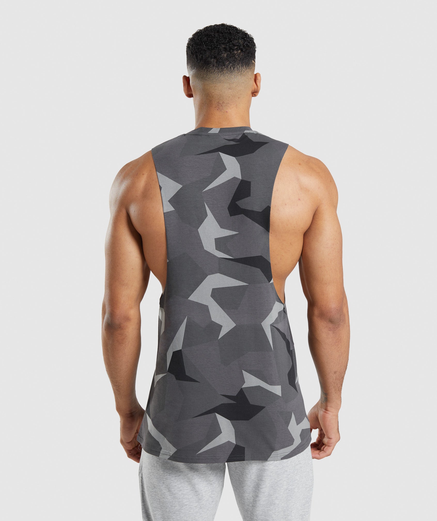 Black Men's Gymshark Critical Drop Arm Tanks | MJQYKC-361