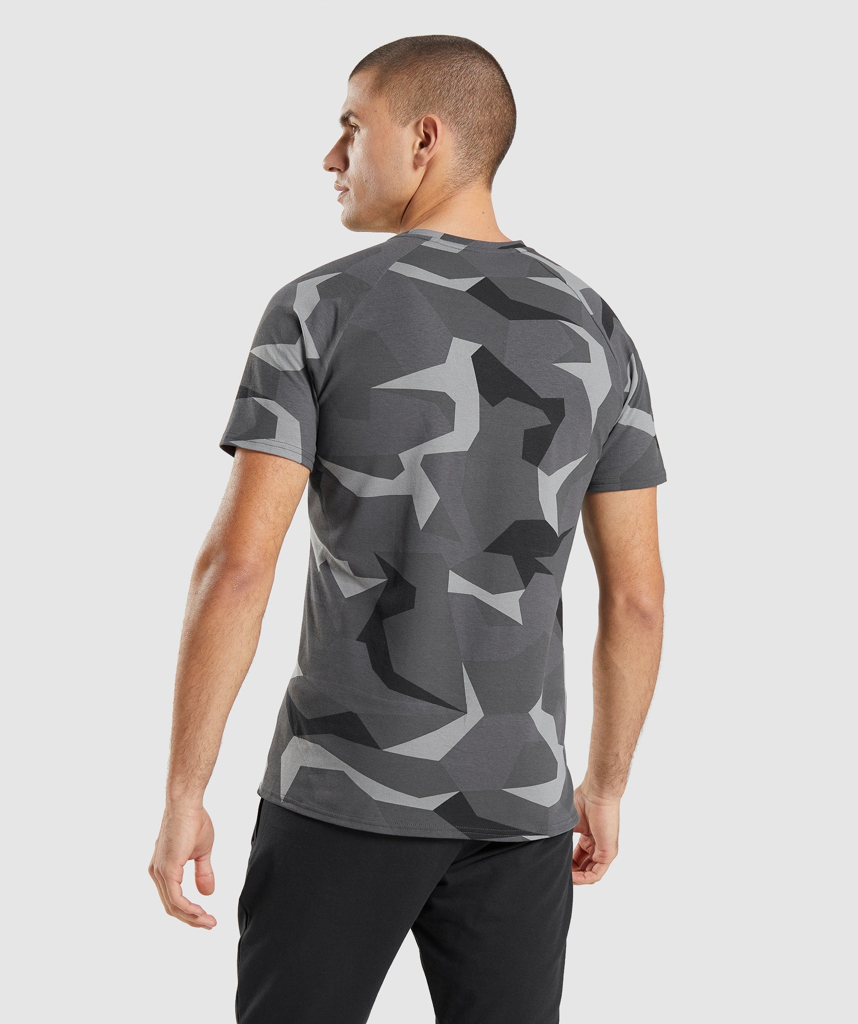 Black Men's Gymshark Critical T Shirts | VZOXBS-279