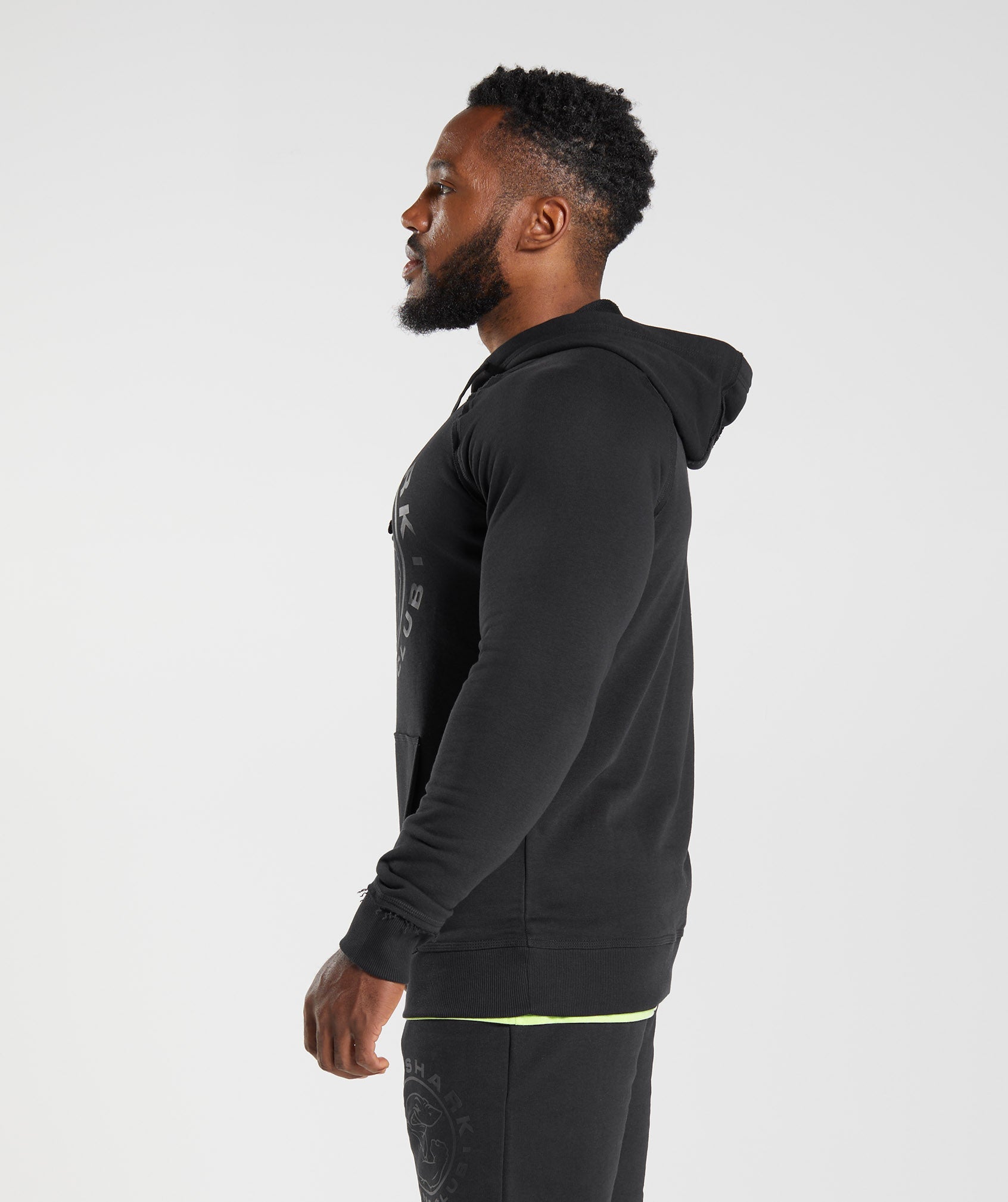 Black Men's Gymshark Legacy Hoodie | RDNCZU-647