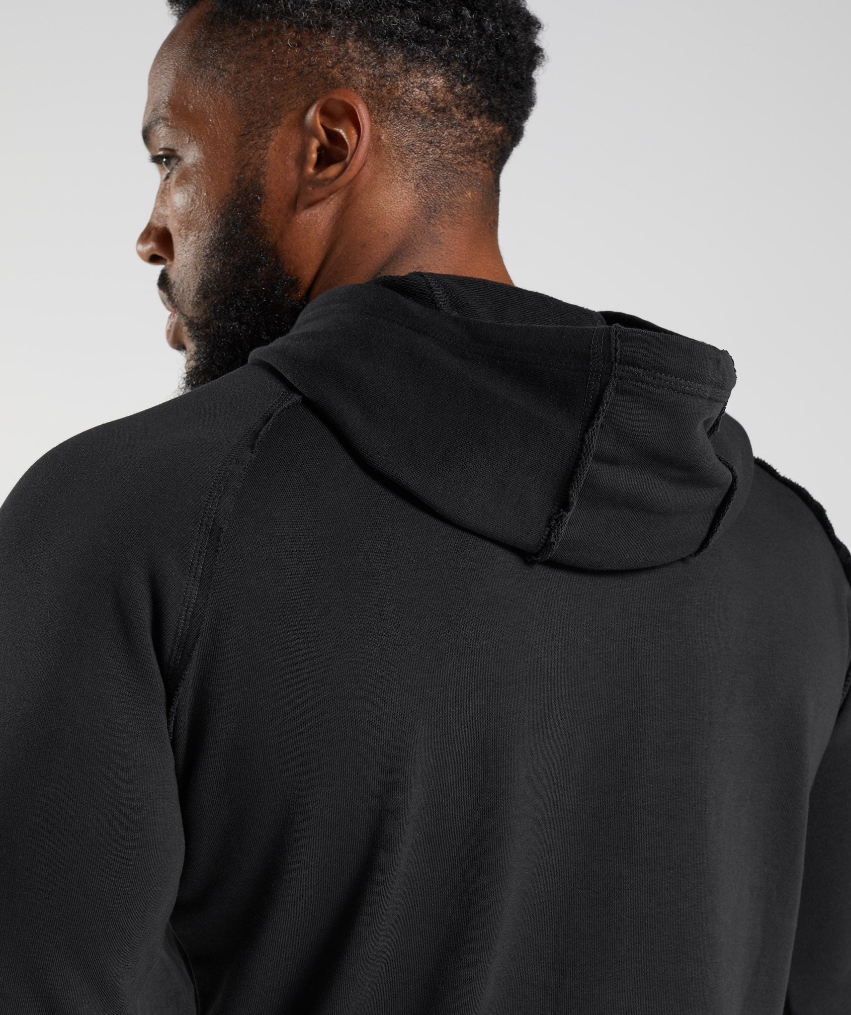 Black Men's Gymshark Legacy Hoodie | RDNCZU-647