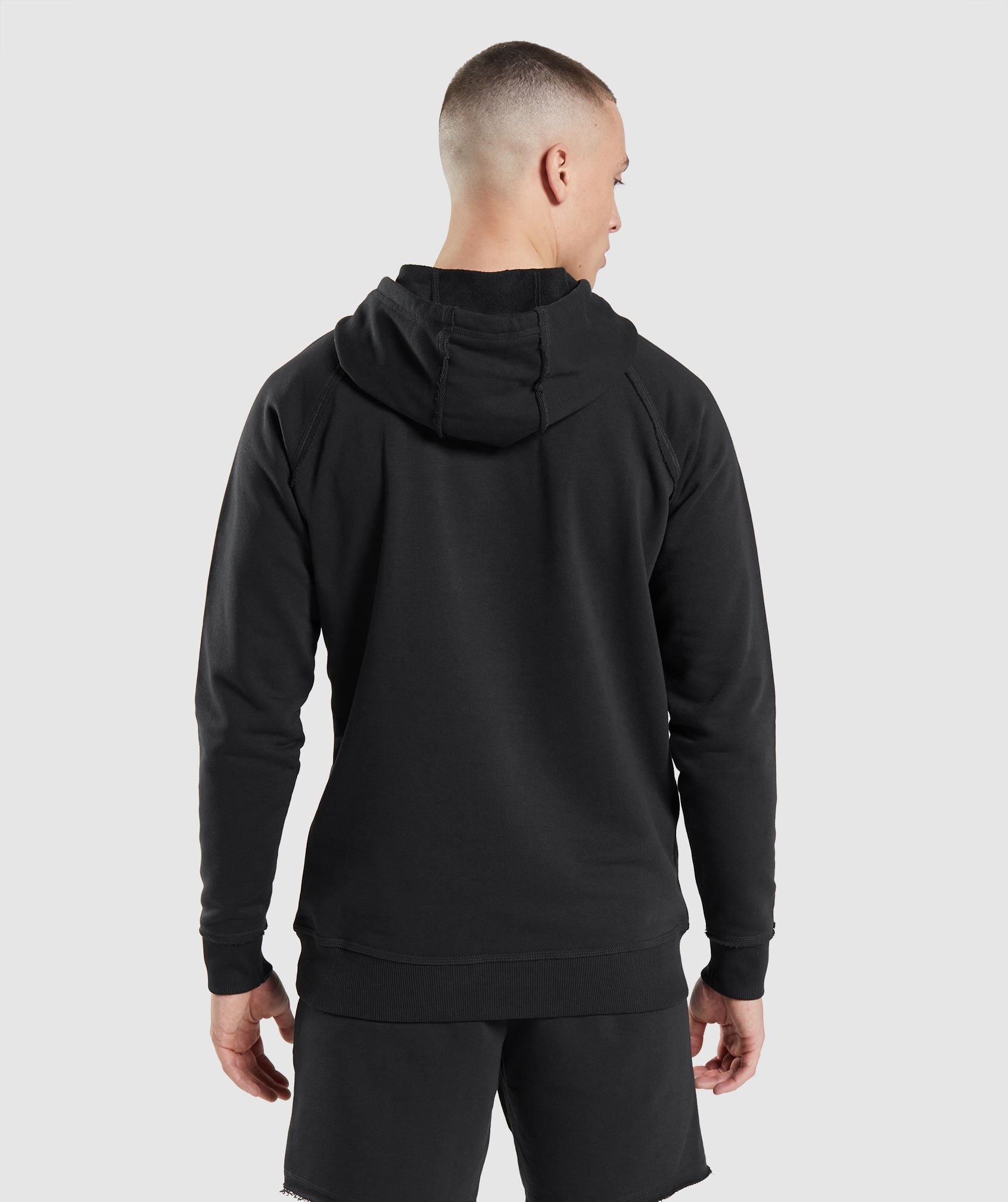 Black Men's Gymshark Legacy Hoodie | SBAVLH-154