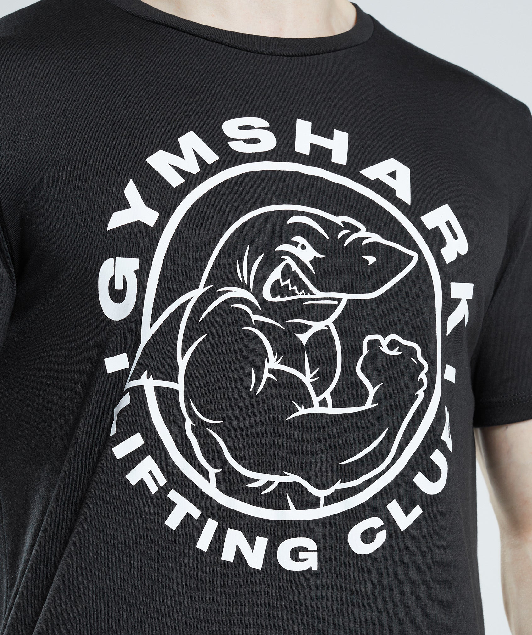 Black Men's Gymshark Legacy T Shirts | JHEITZ-391