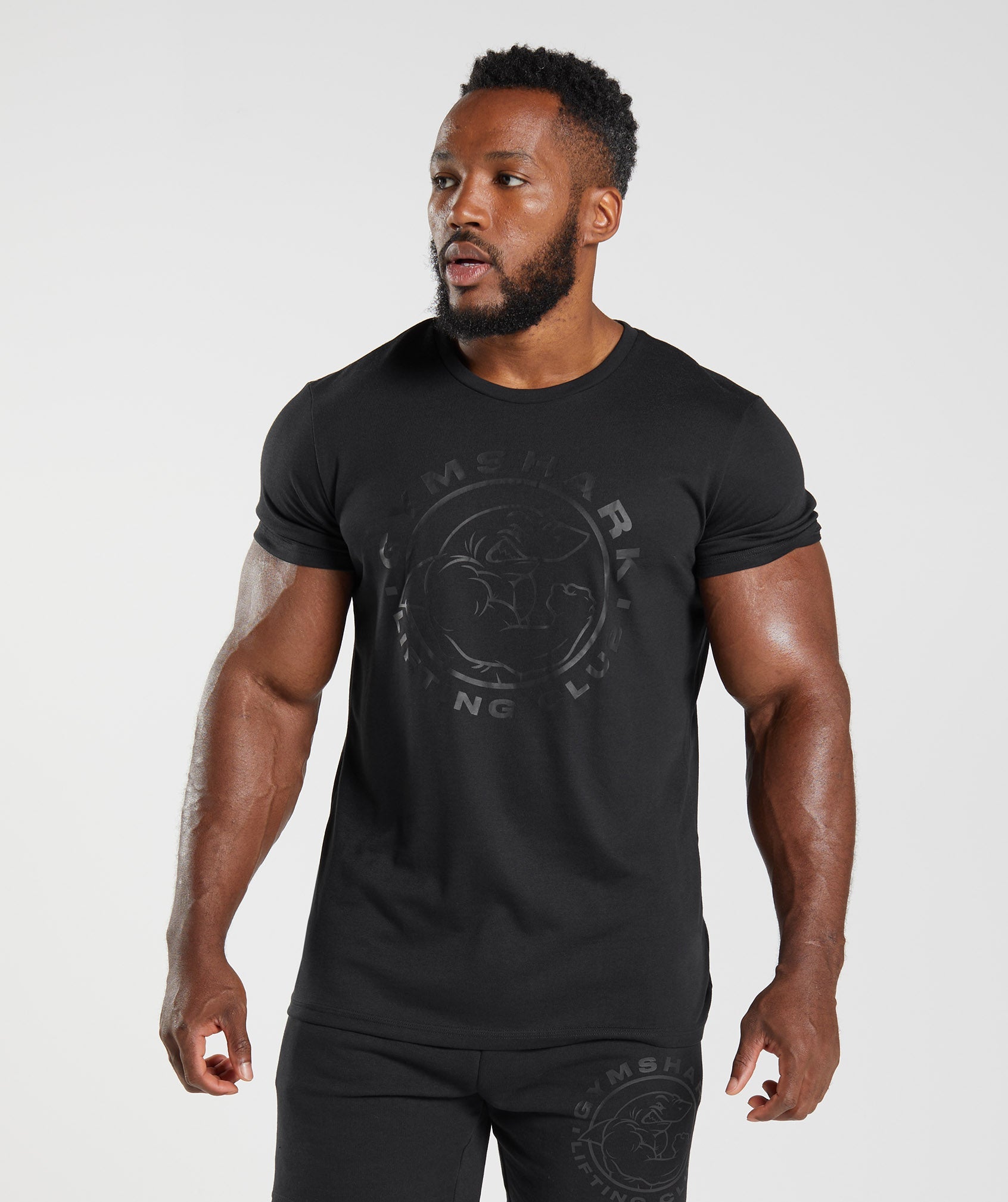 Black Men\'s Gymshark Legacy T Shirts | SQAWMJ-397