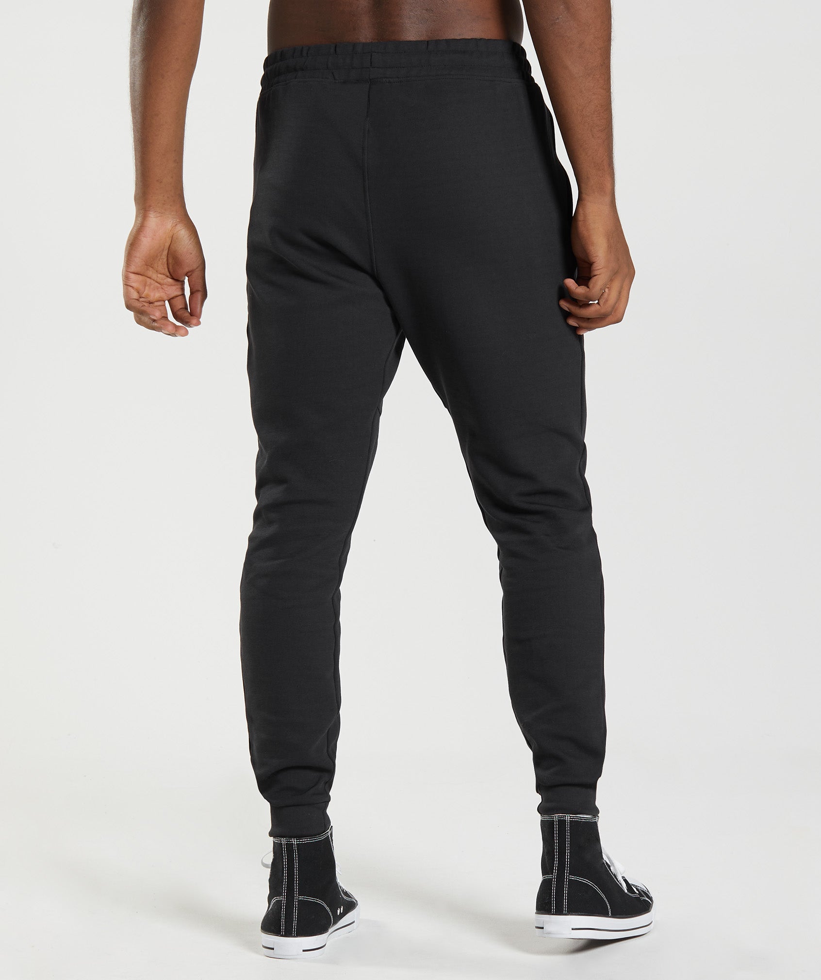 Black Men's Gymshark React Jogger | APFEZG-658