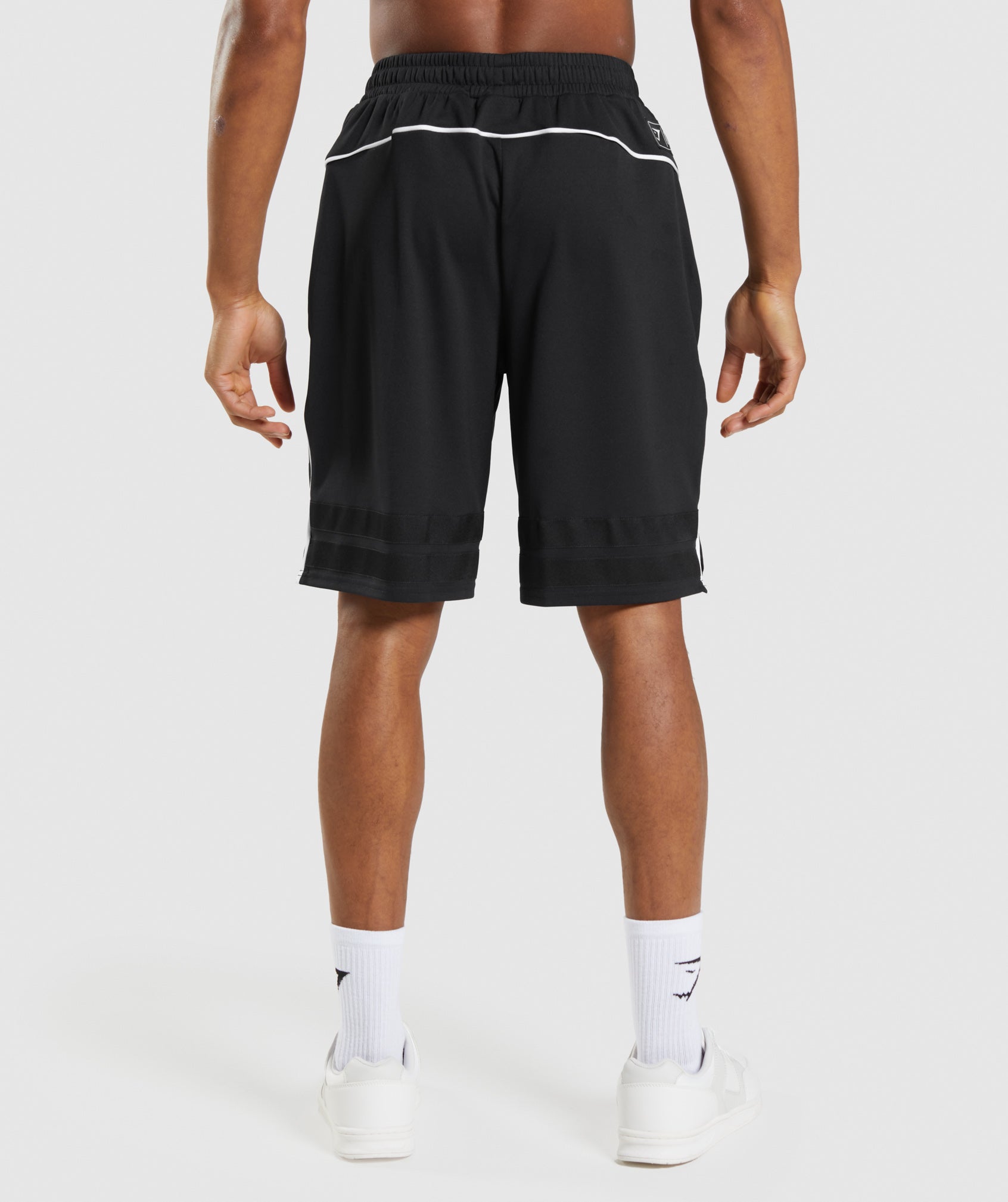 Black Men's Gymshark Recess Basketball Shorts | BLHGFU-928