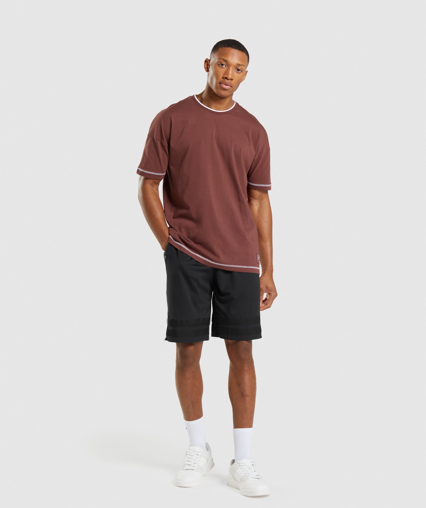 Black Men's Gymshark Recess Basketball Shorts | BLHGFU-928