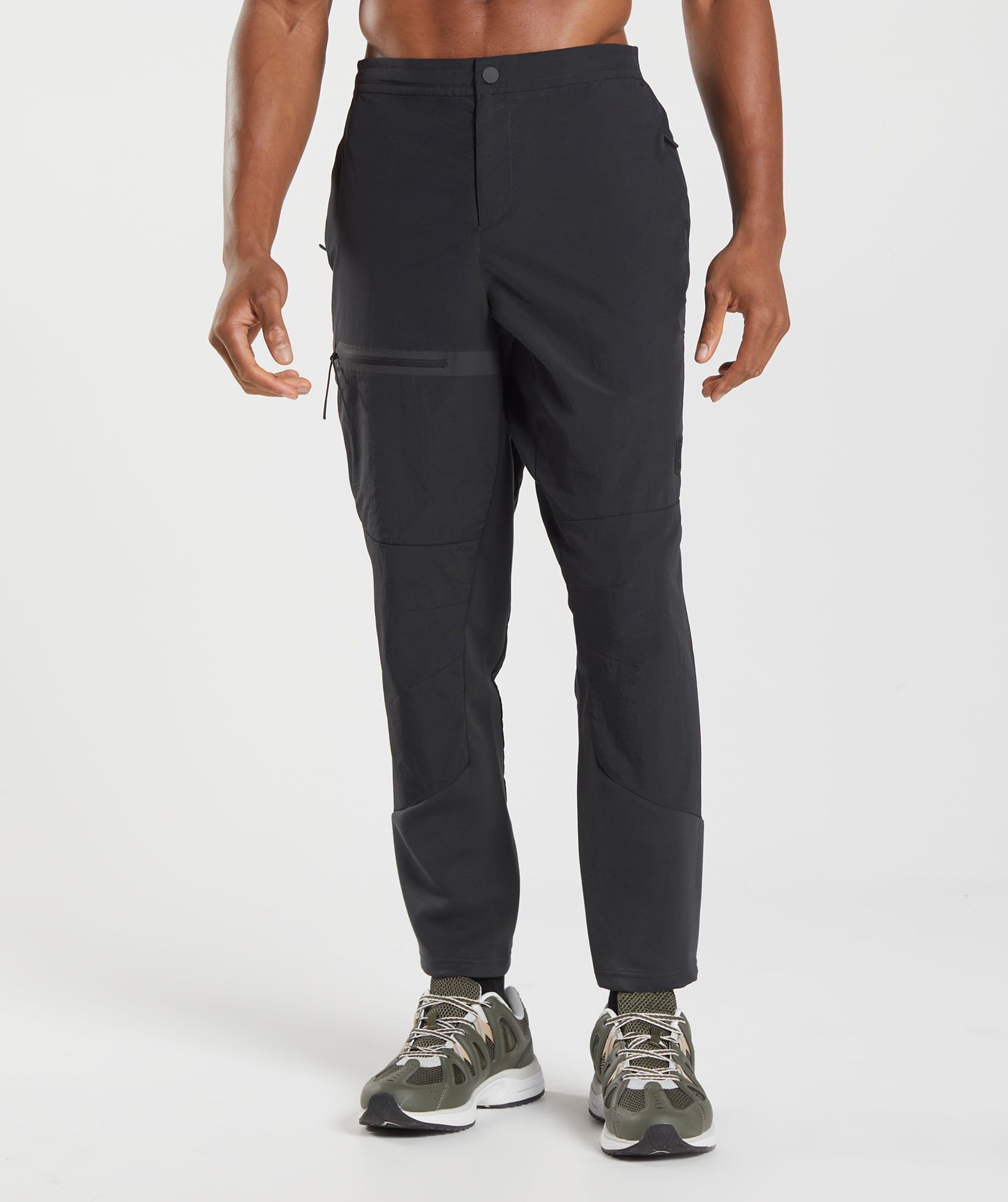 Black Men\'s Gymshark Retake Woven Jogger | SOPKRZ-658