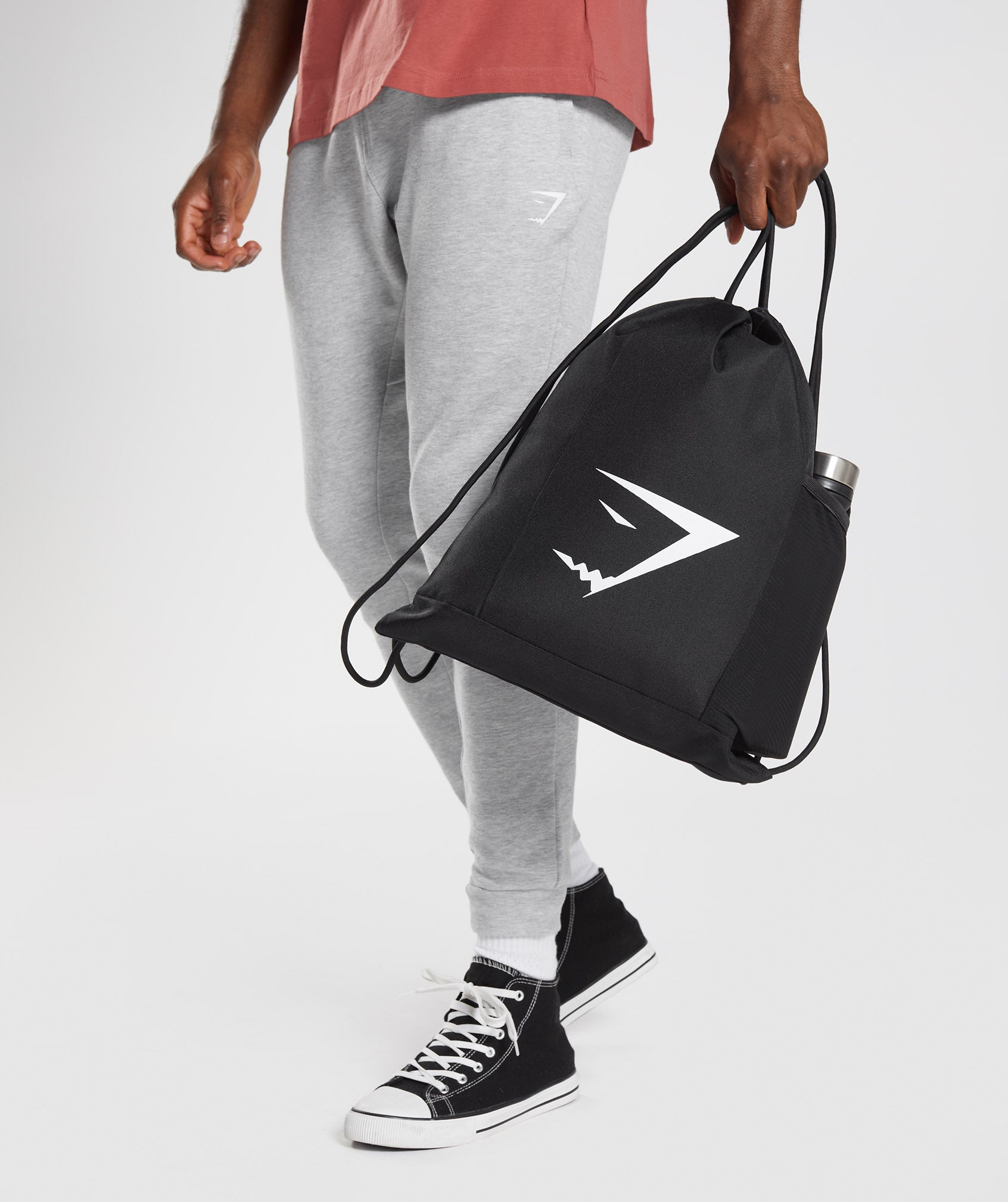 Black Men's Gymshark Sharkhead Bags | TPYMBH-607