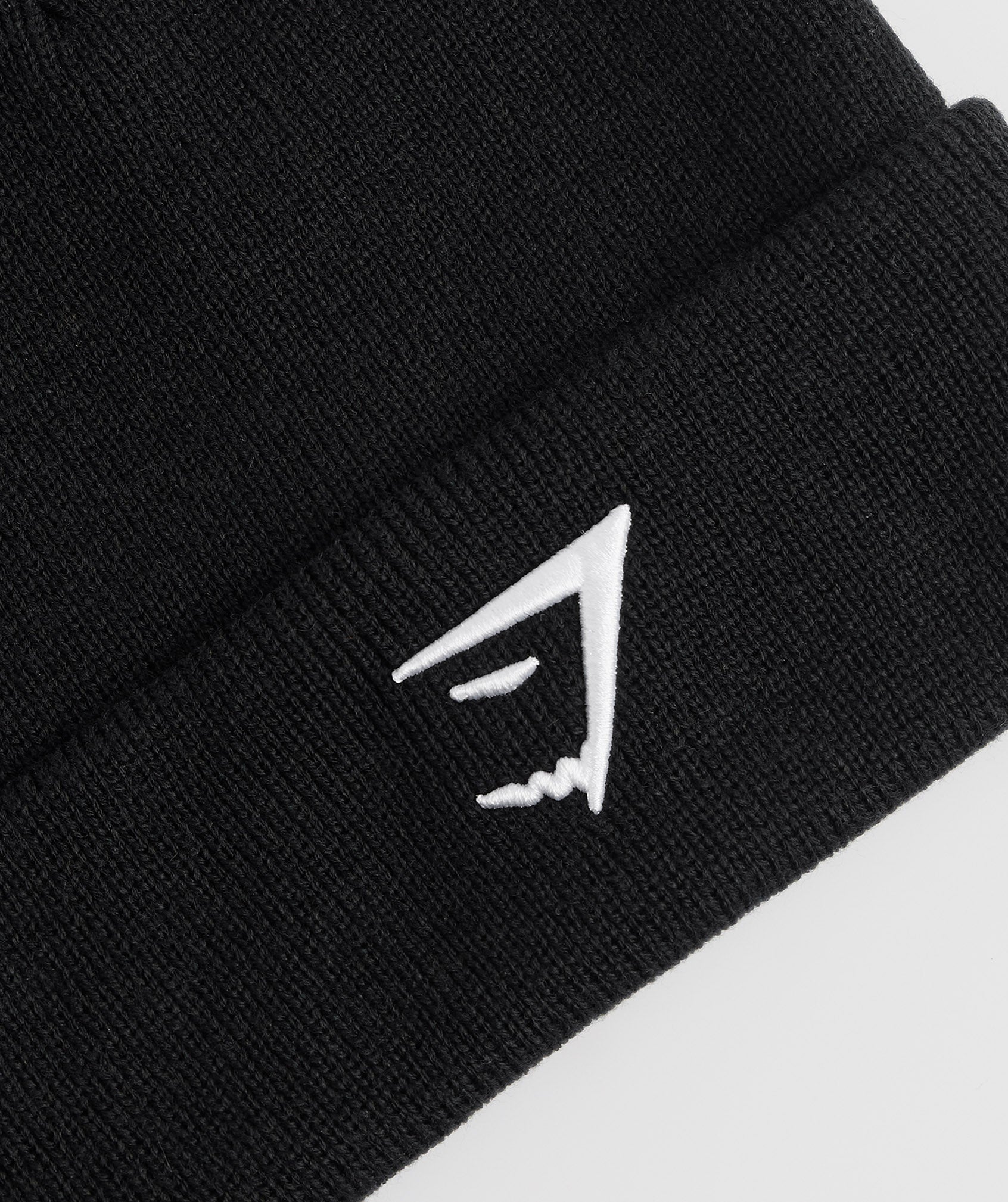 Black Men's Gymshark Sharkhead Beanie Hats | RIHAXS-628