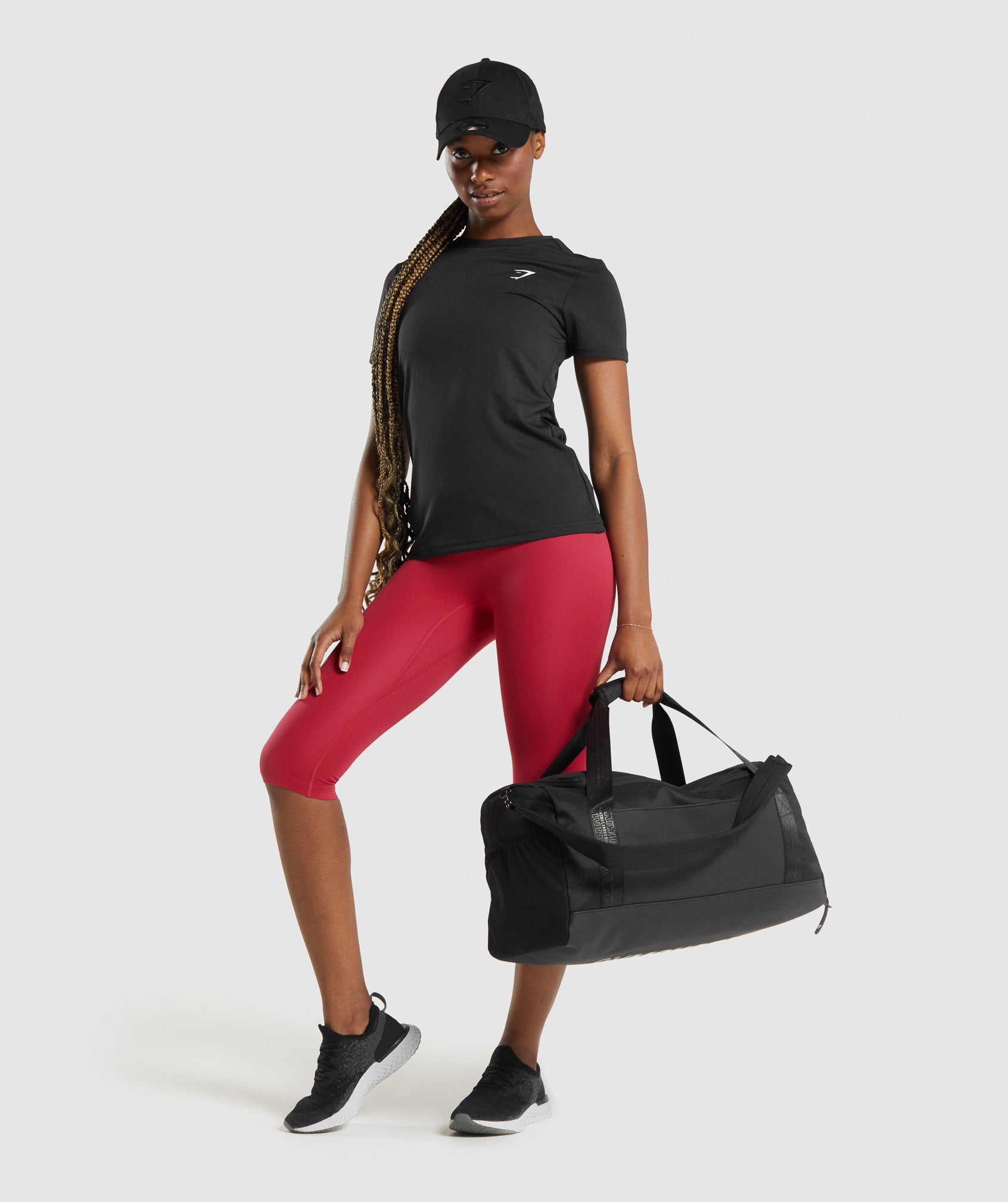 Black Men's Gymshark Small Everyday Gym Bags | YNZMXO-170