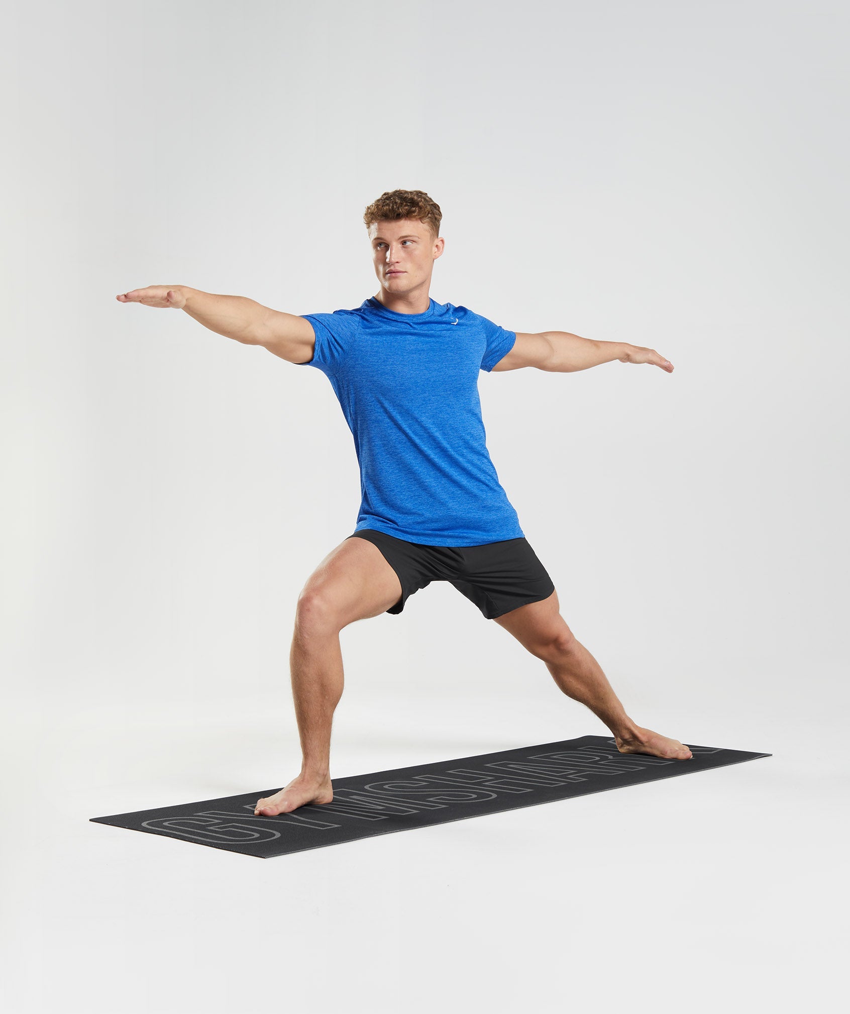 Black Men's Gymshark Studio Yoga Mats | UQLVGX-865