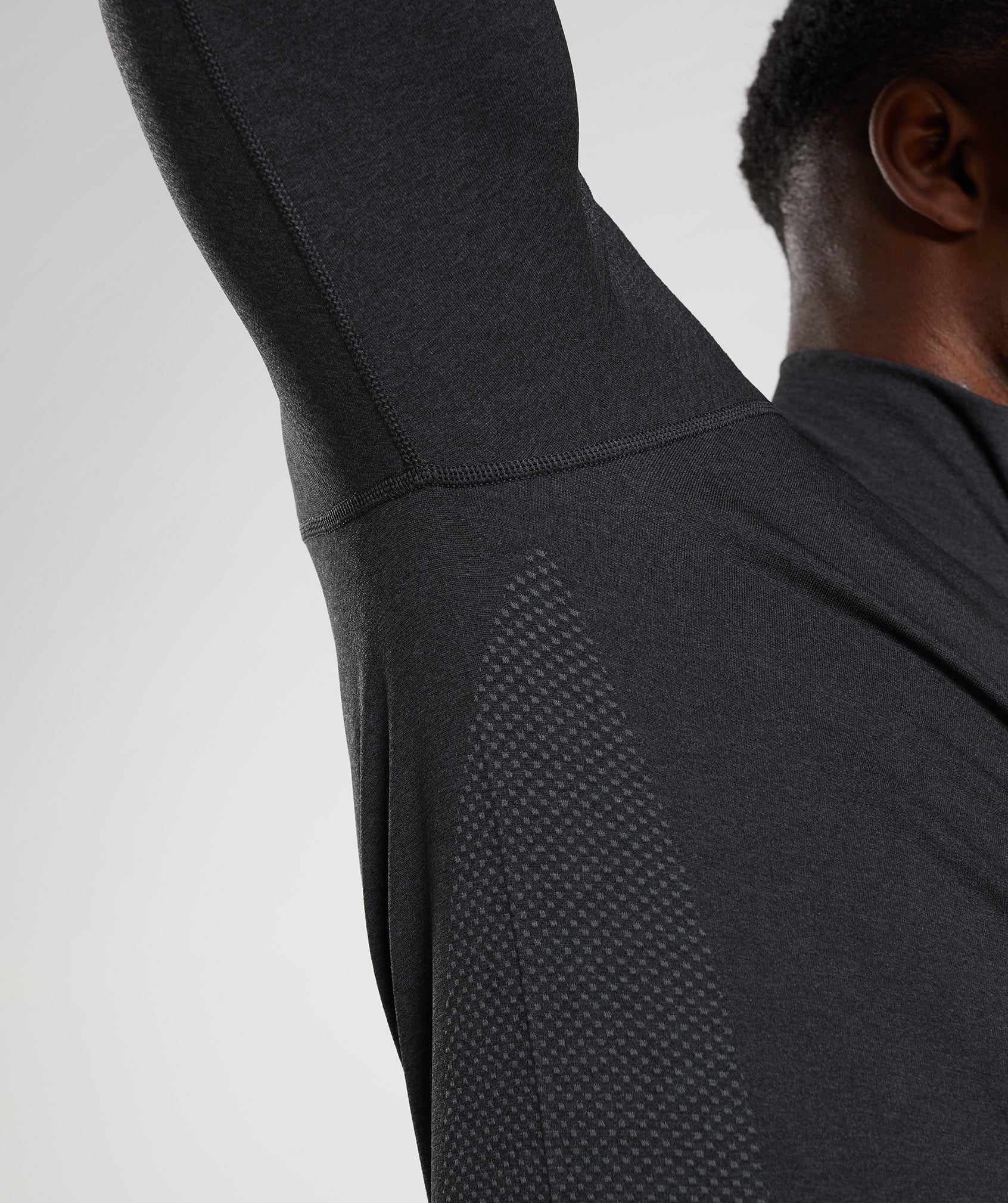 Black Men's Gymshark Vital 1/4 Zip Tops | UHLERX-103