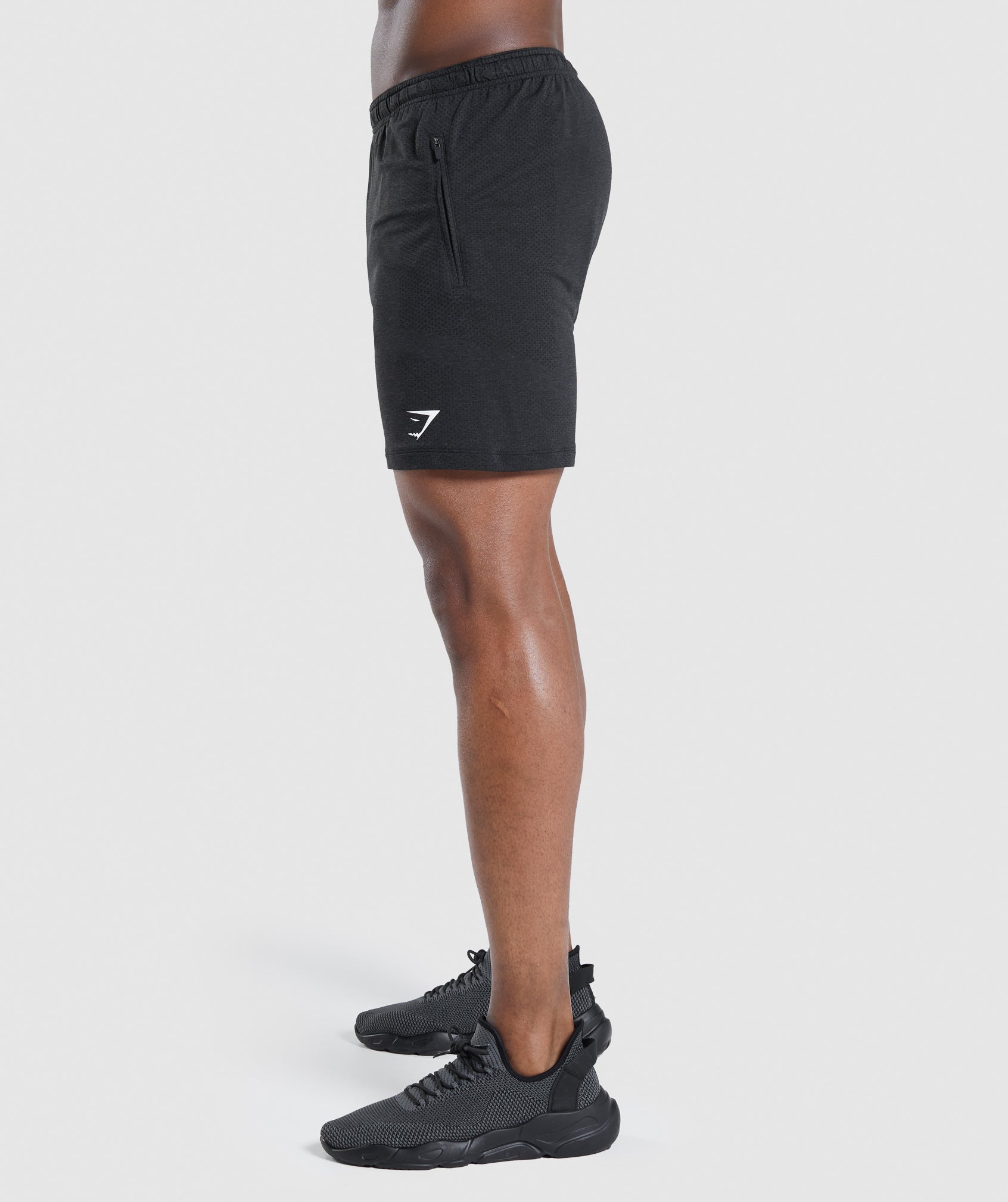 Black Men's Gymshark Vital Light Shorts | VOXJDK-691