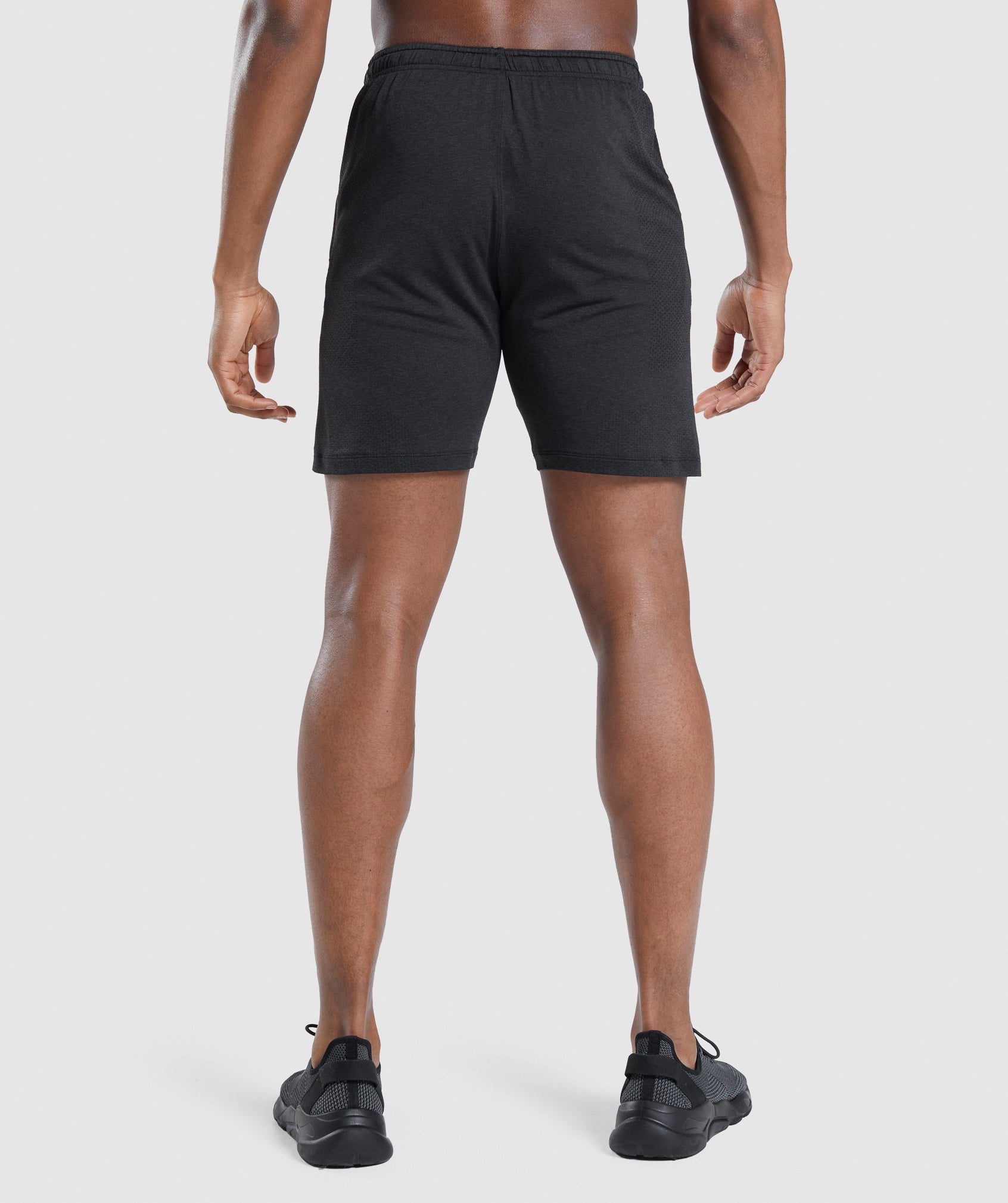 Black Men's Gymshark Vital Light Shorts | VOXJDK-691