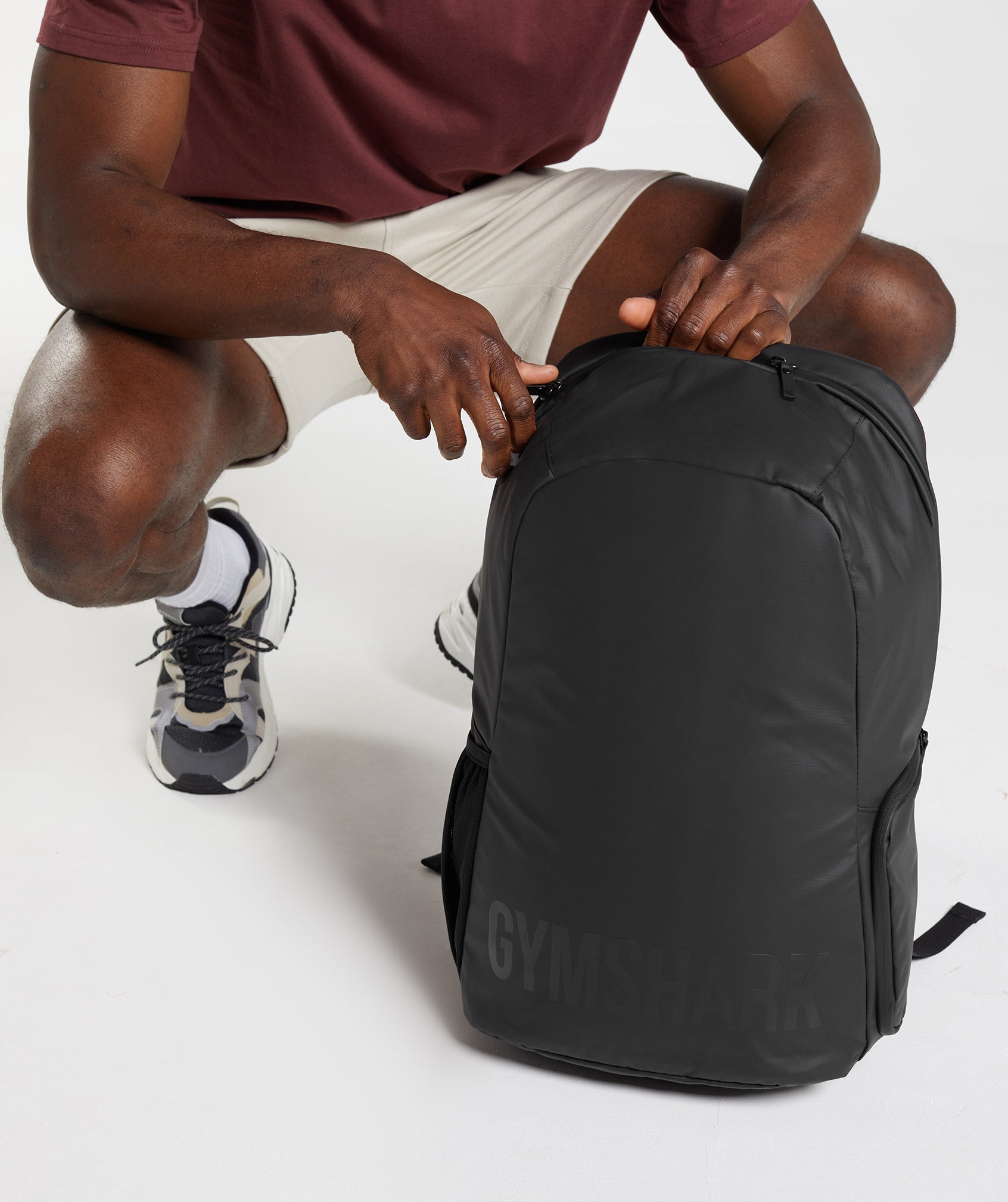 Black Men's Gymshark X-Series 0.1 Bags | KAVHLM-601