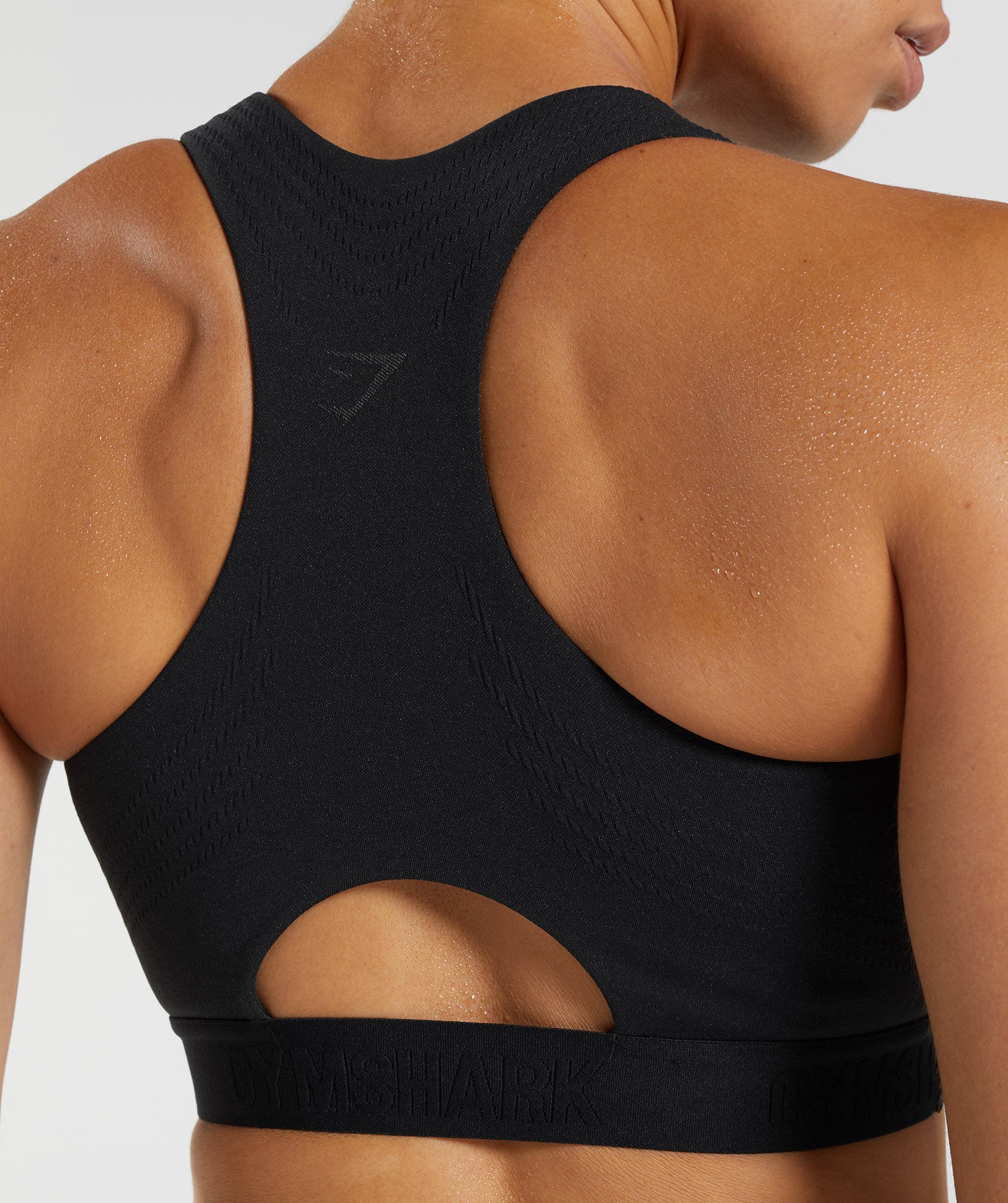 Black Women's Gymshark 315 Performance High Neck Sports Bra | IBXPUL-651