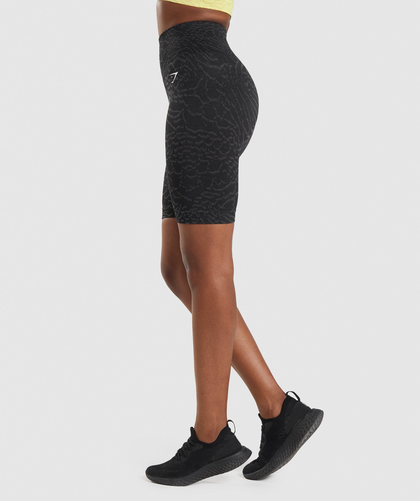 Black Women's Gymshark Adapt Animal Seamless Cycling Shorts | JGDSWQ-069