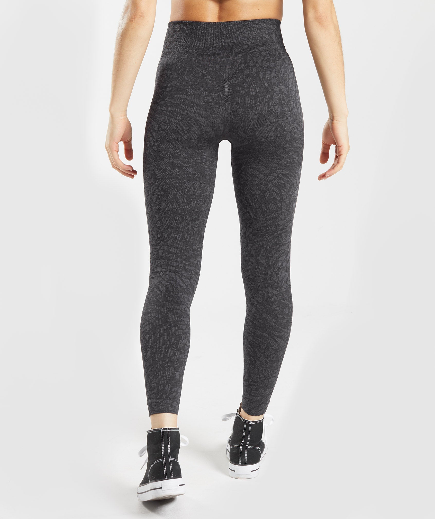 Black Women's Gymshark Adapt Animal Seamless Leggings | MHDUVL-783