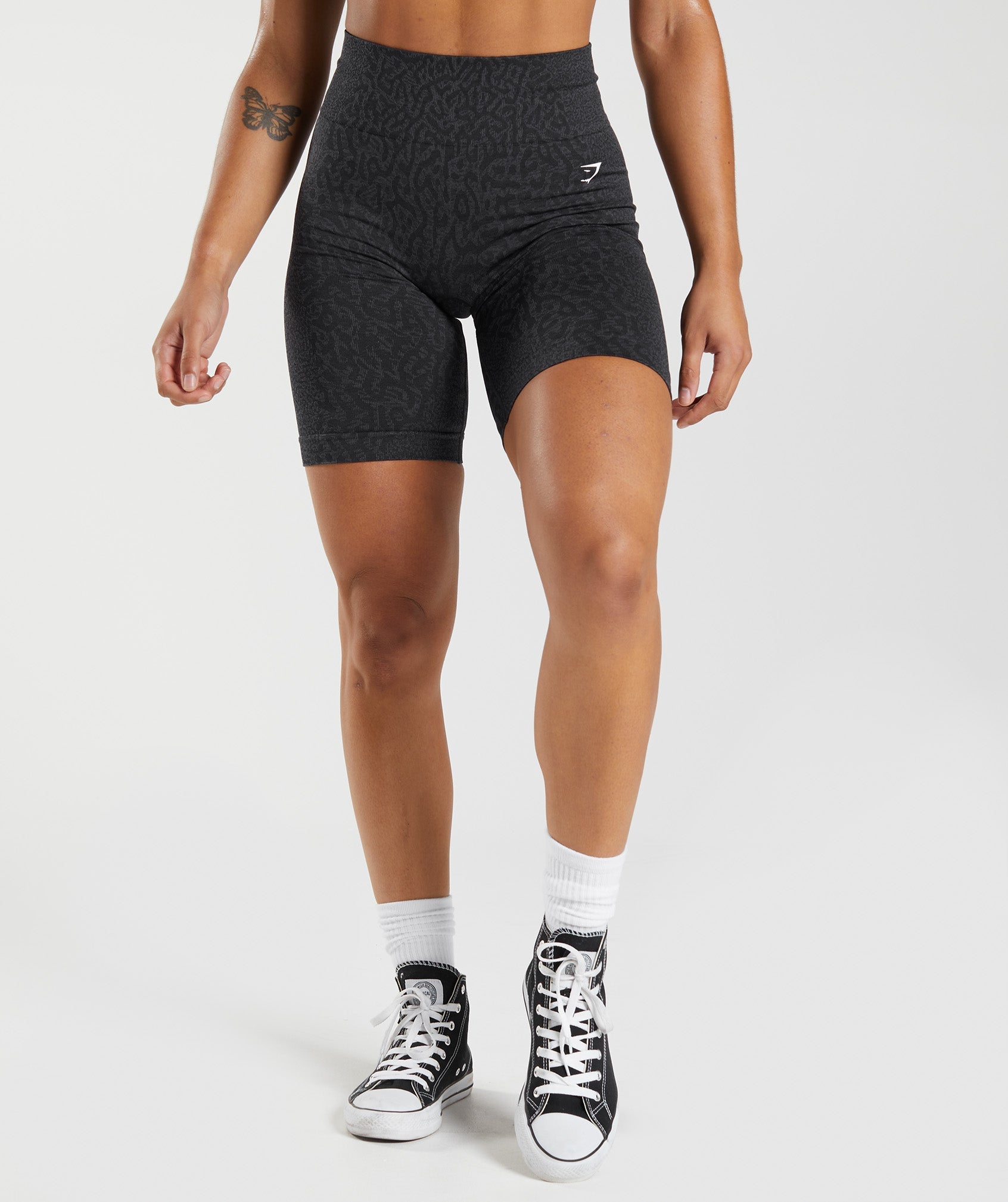 Black Women\'s Gymshark Adapt Animal Seamless Cycling Shorts | YICSRO-195