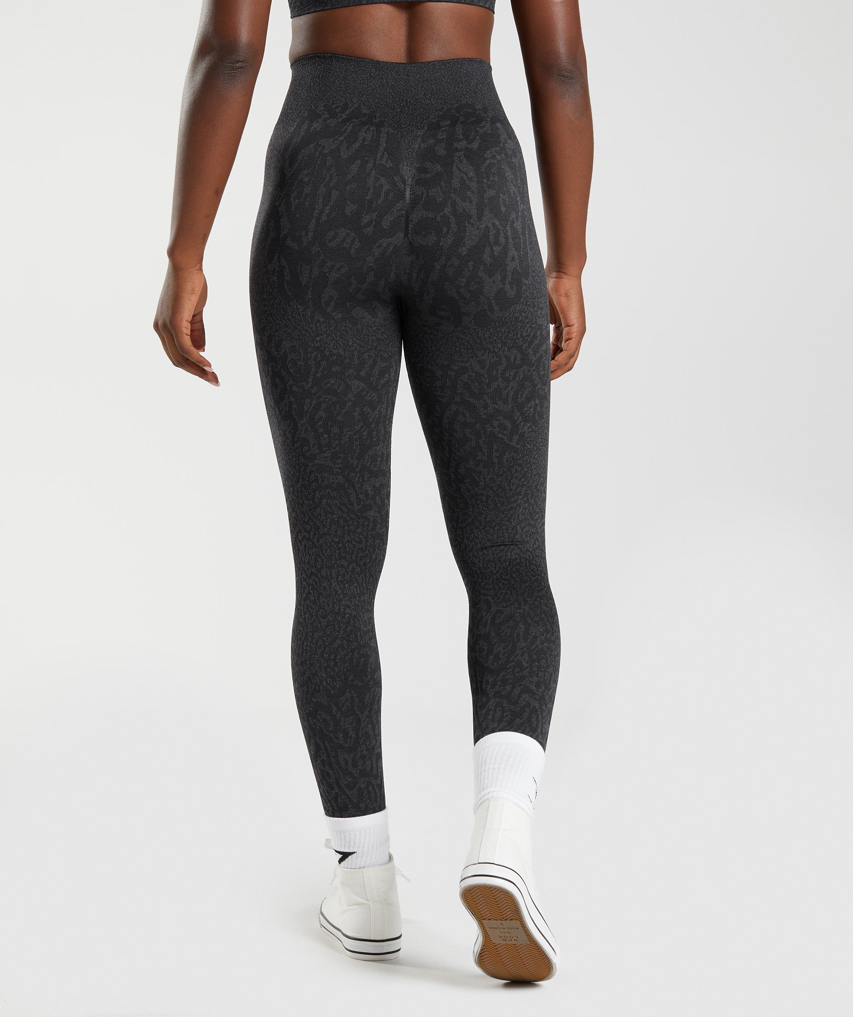 Black Women's Gymshark Adapt Animal Seamless Leggings | ZDHQOP-874