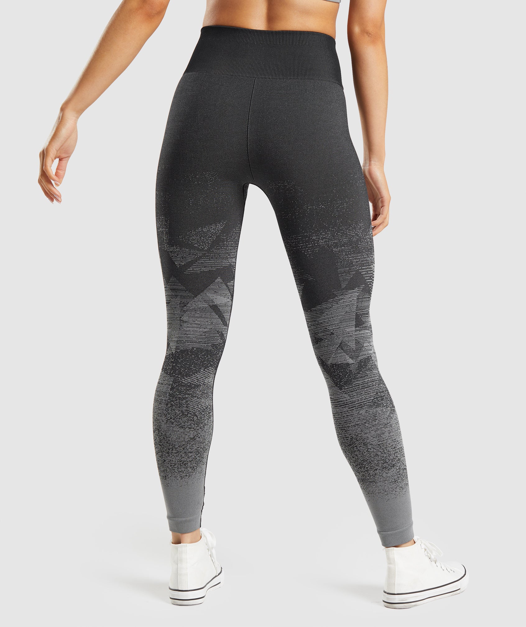 Black Women's Gymshark Adapt Ombre Seamless Leggings | LQJSHC-952