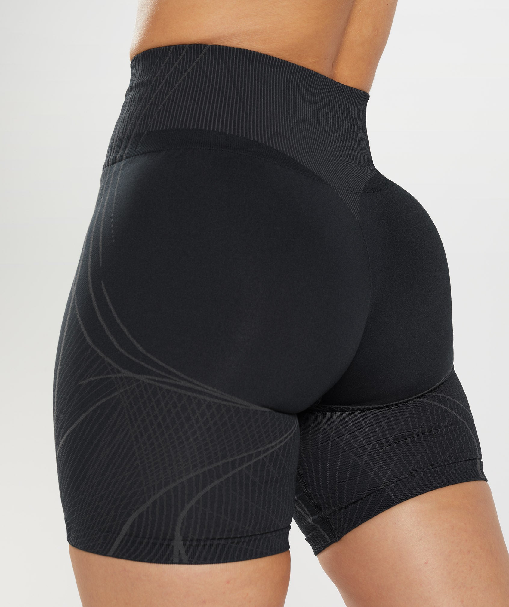 Black Women's Gymshark Apex Seamless Shorts | FRAOLC-685