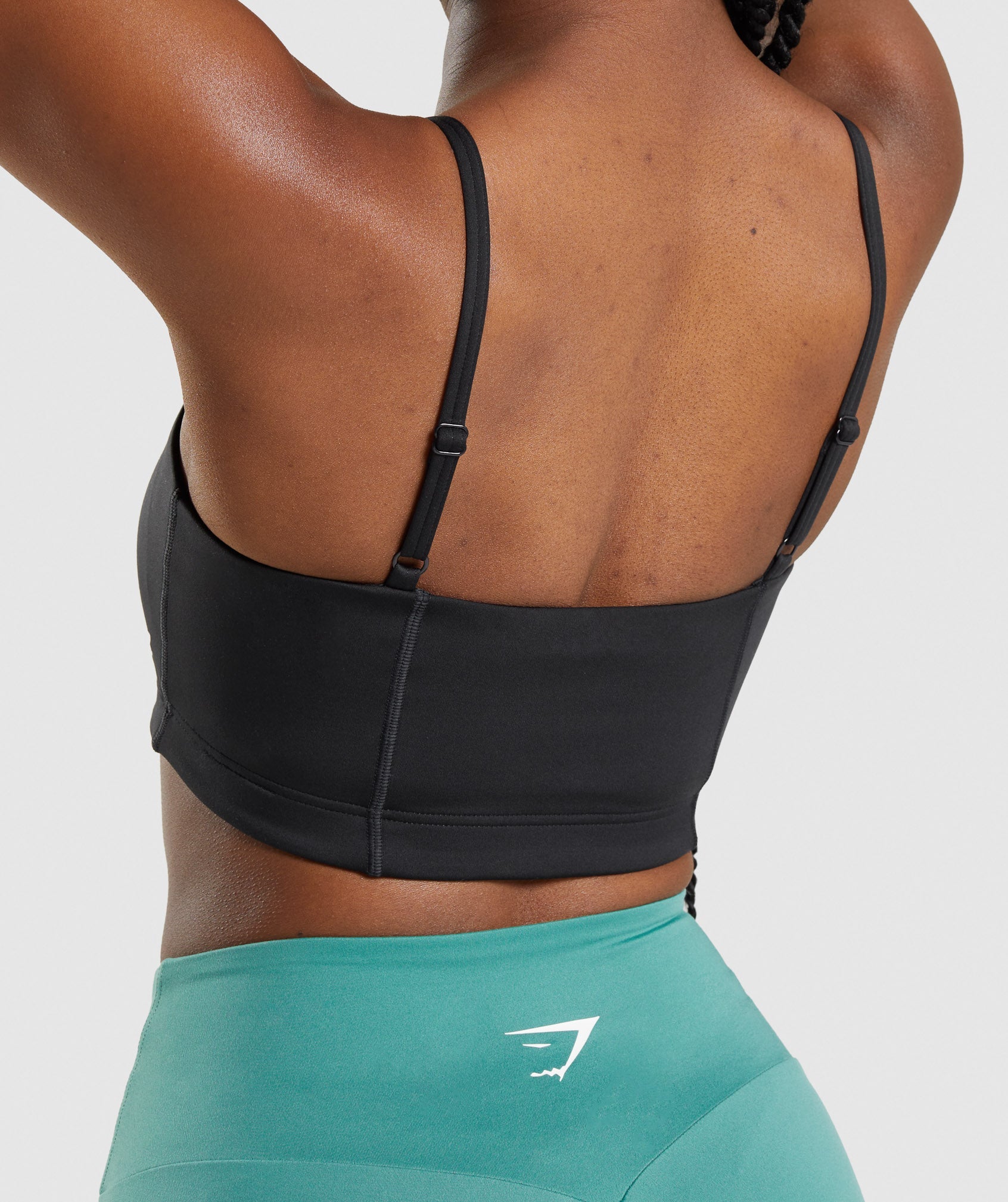 Black Women's Gymshark Bandeau Sports Bra | EFSITO-425