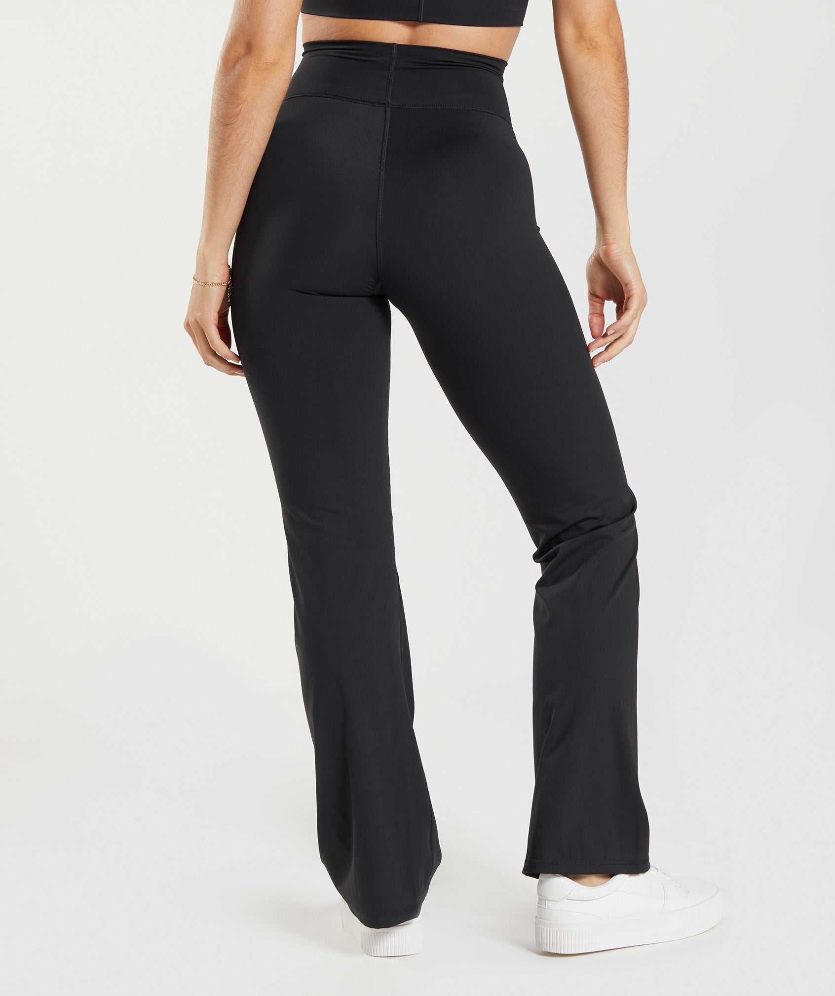 Black Women's Gymshark Elevate Flared Leggings | GARIPL-234