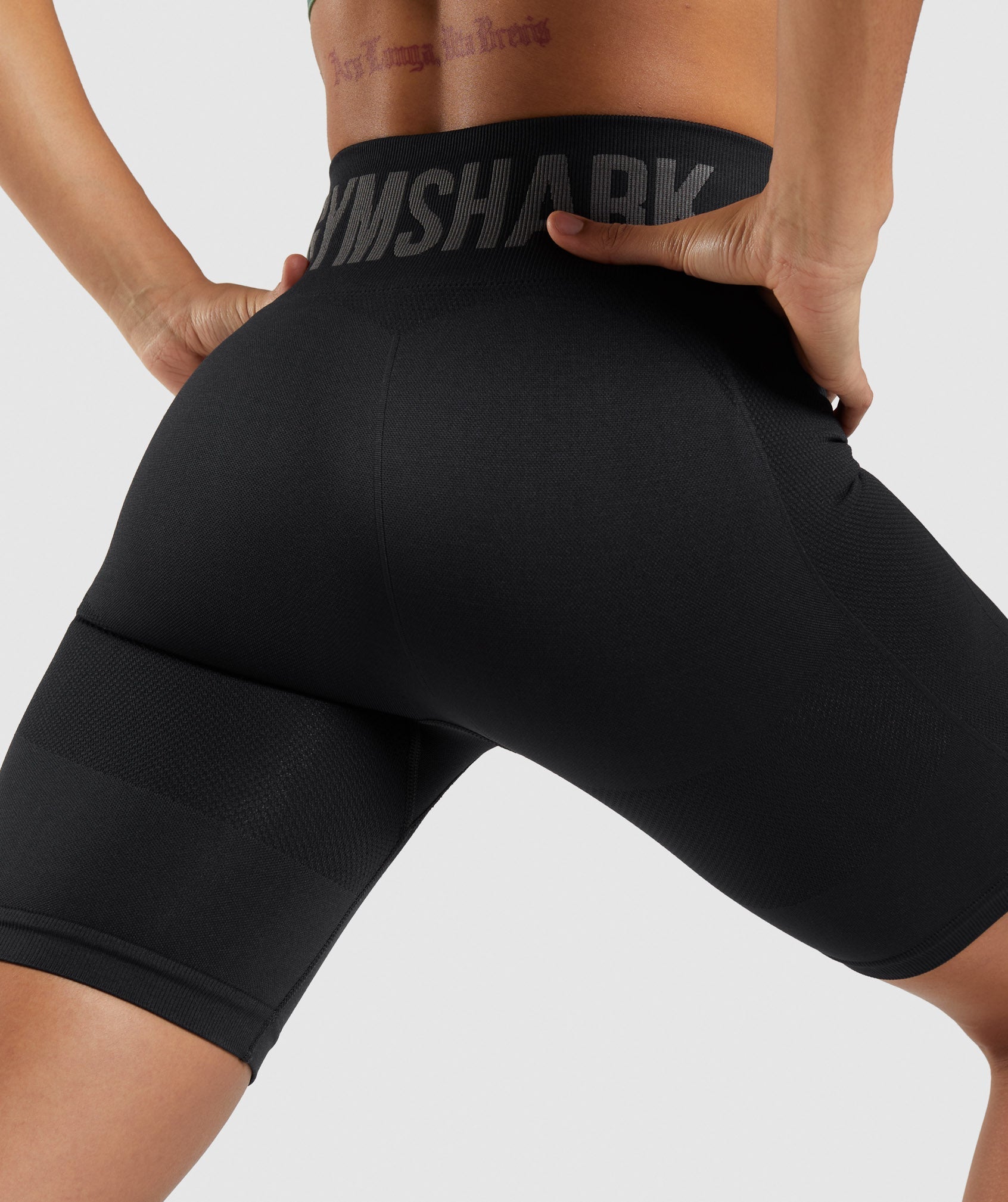 Black Women's Gymshark Flex Cycling Shorts | DKWLEM-509