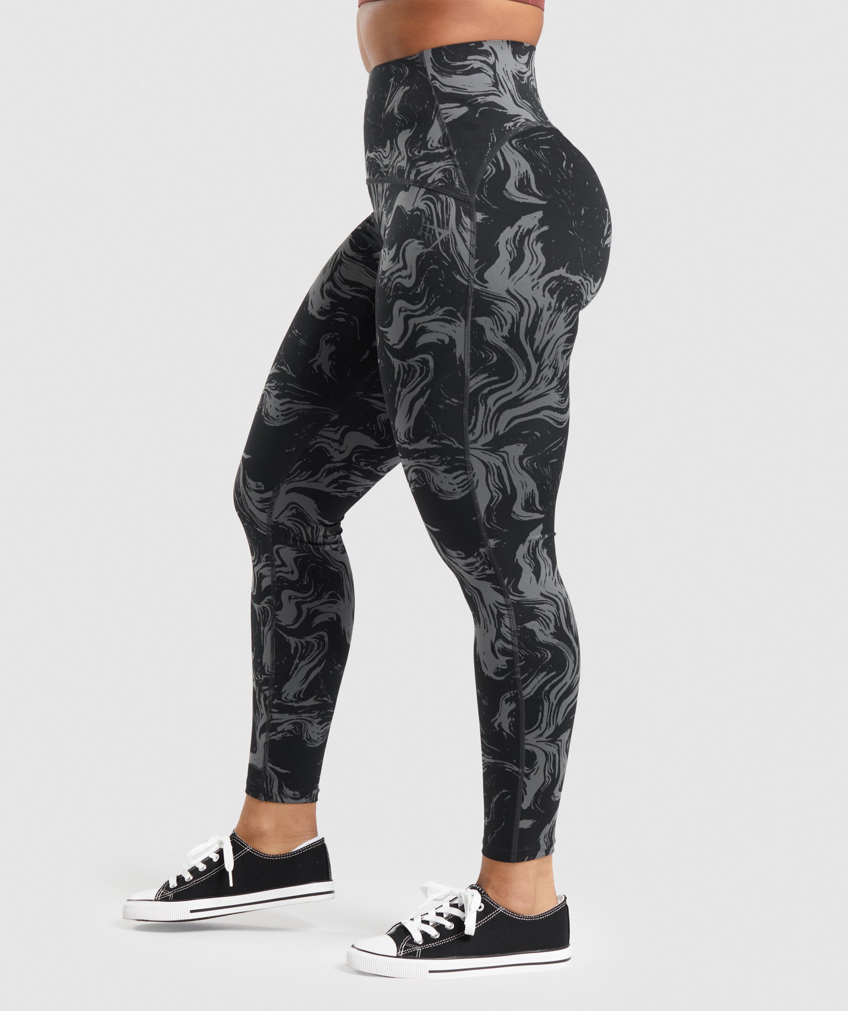 Black Women's Gymshark GS Power High Rise Leggings | MWZSBN-064