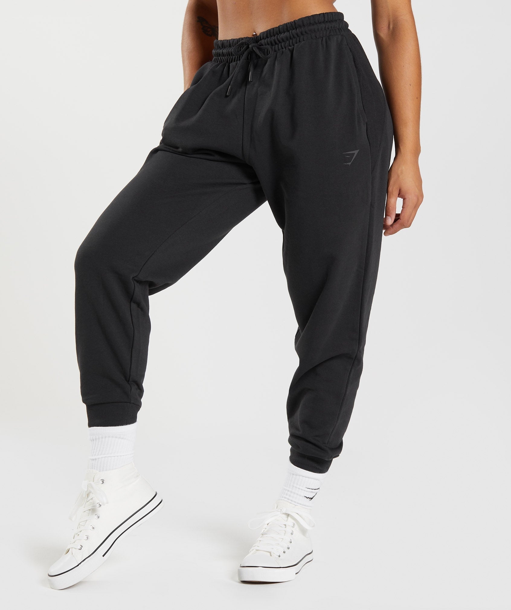 Black Women\'s Gymshark GS Power Jogger | UYTONS-347