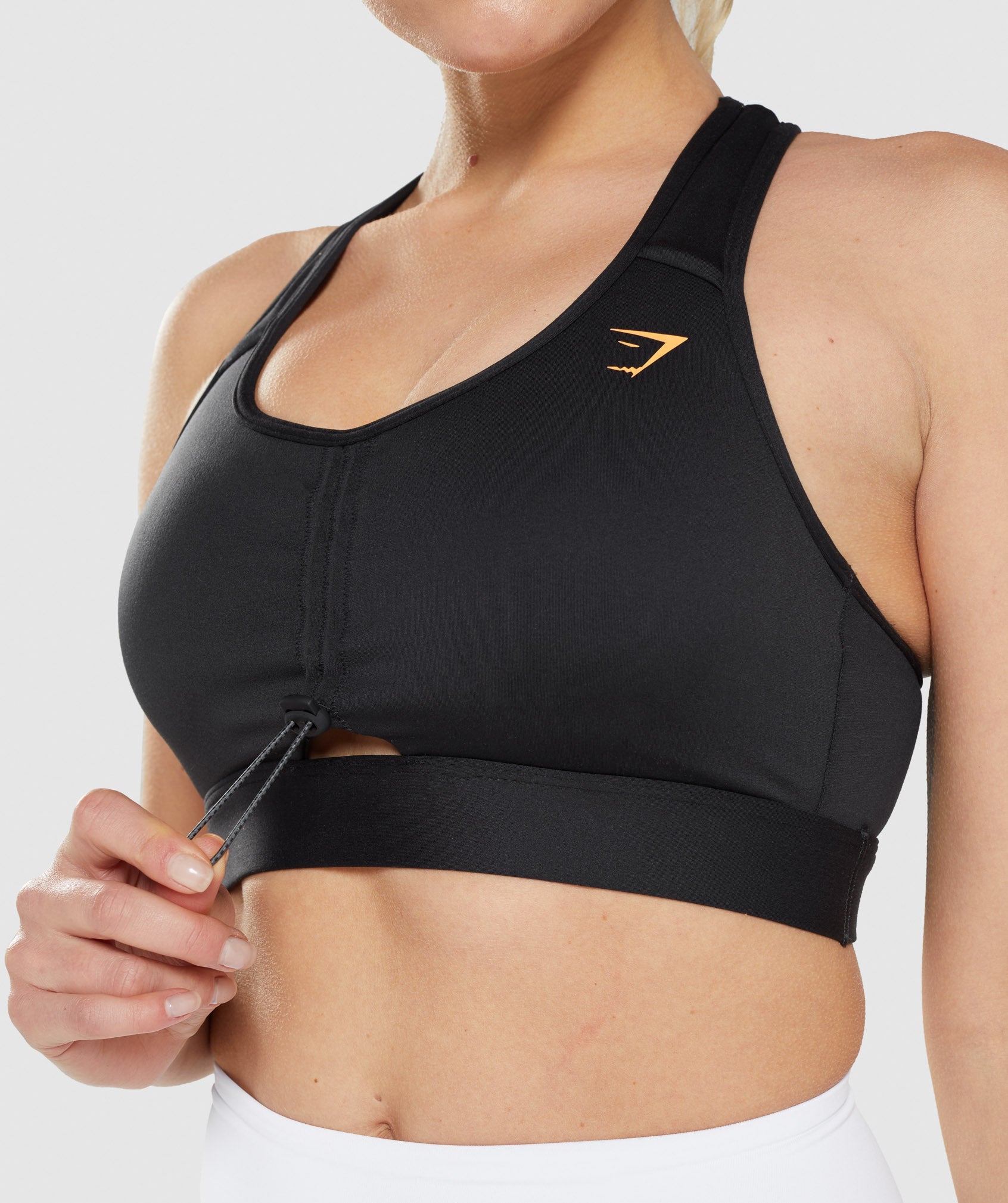 Black Women's Gymshark Pulse Sports Bra | WZRIPQ-502