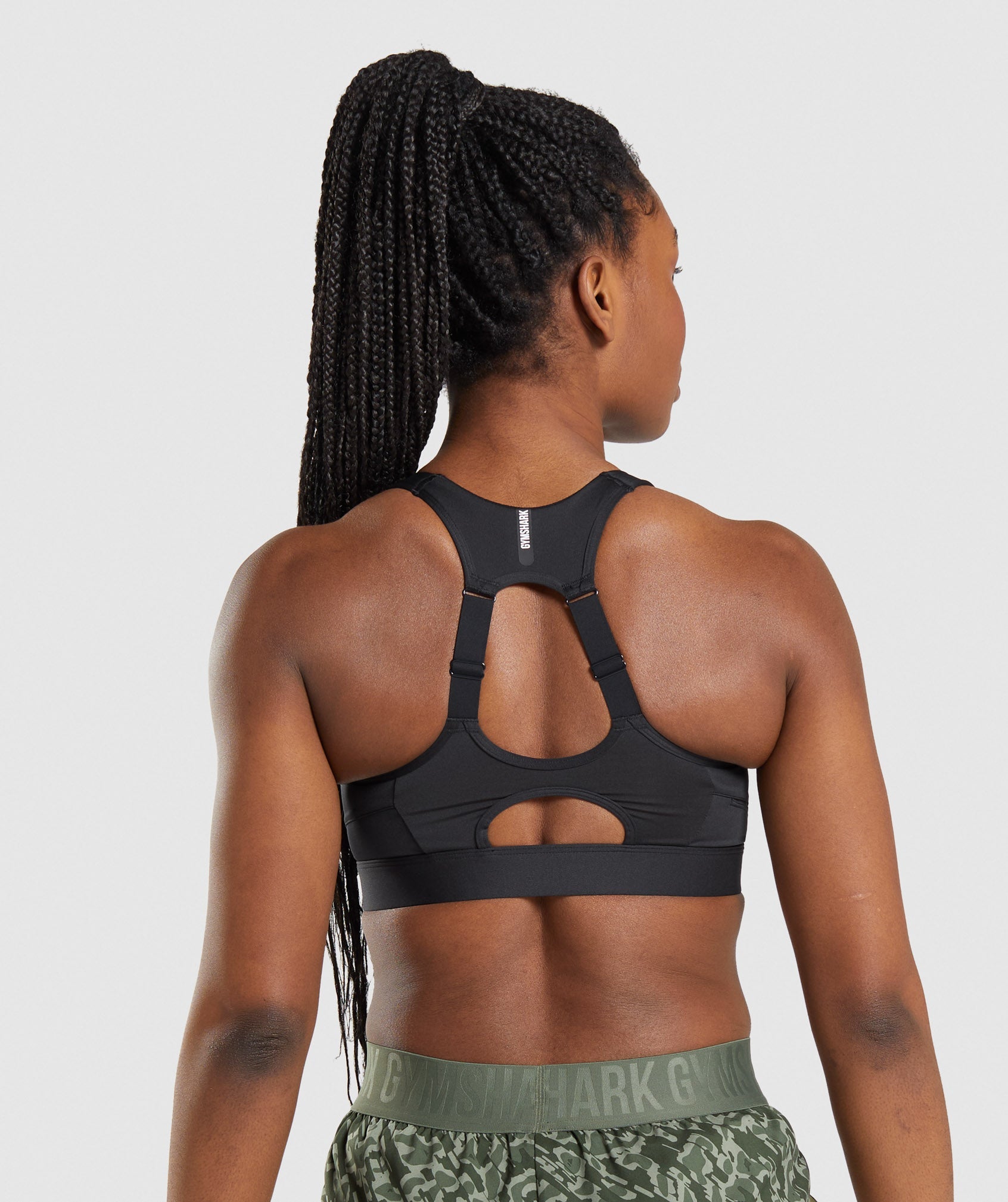 Black Women's Gymshark Speed Sports Bra | PSCZTI-723