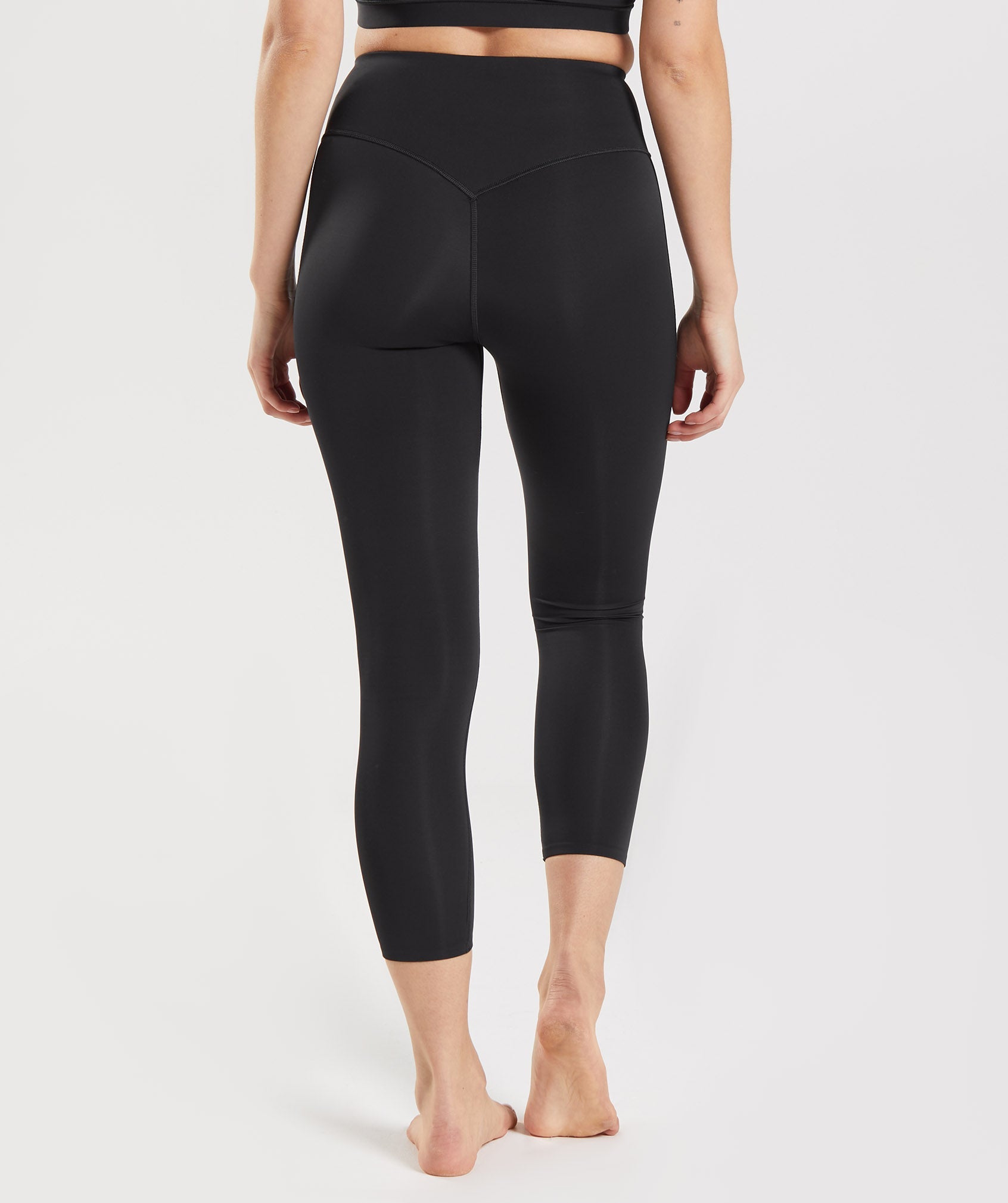 Black Women's Gymshark Studio 7/8 Leggings | ZVLNDC-324