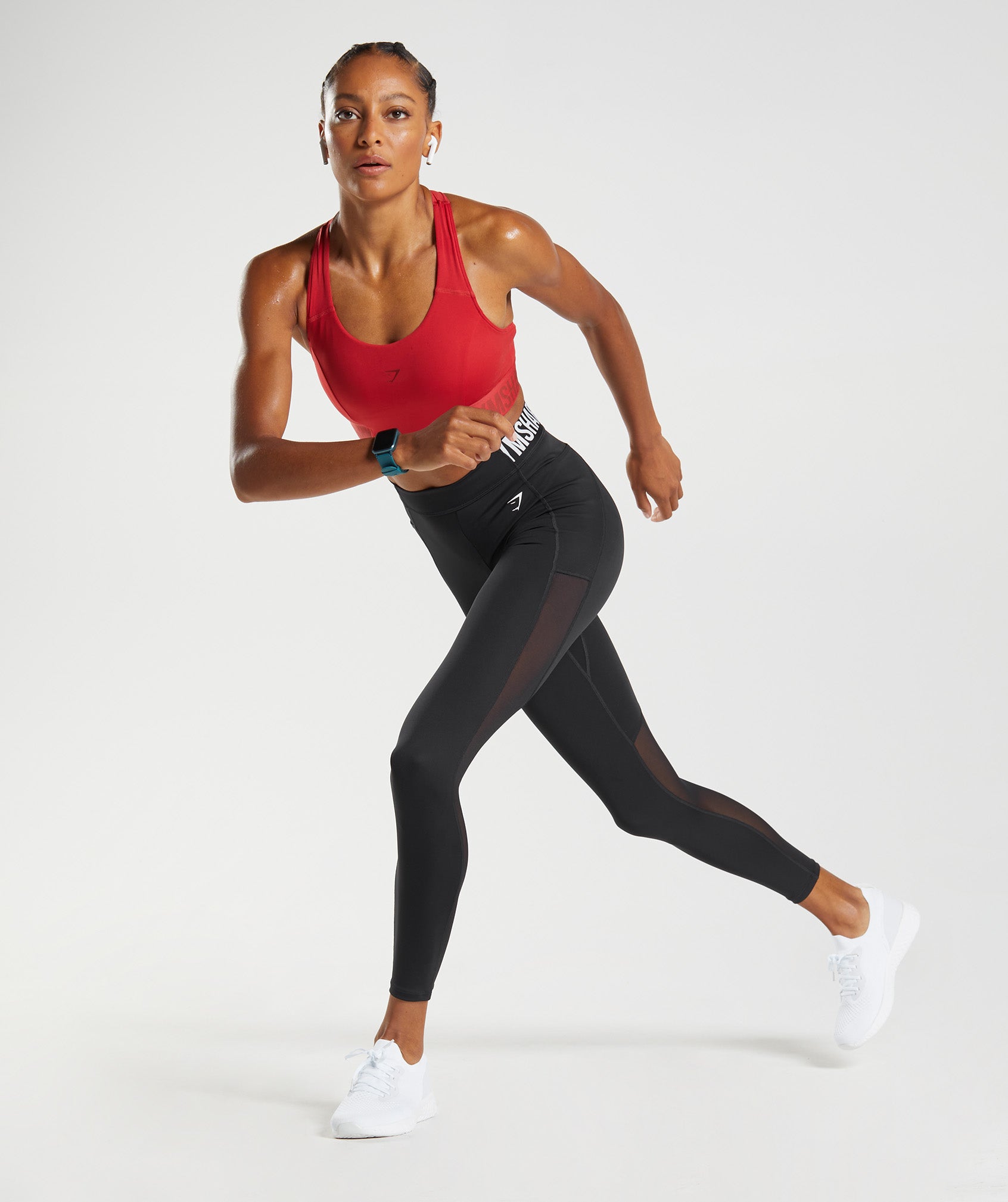 Black Women's Gymshark Training Brandmark Leggings | IHCGVQ-367