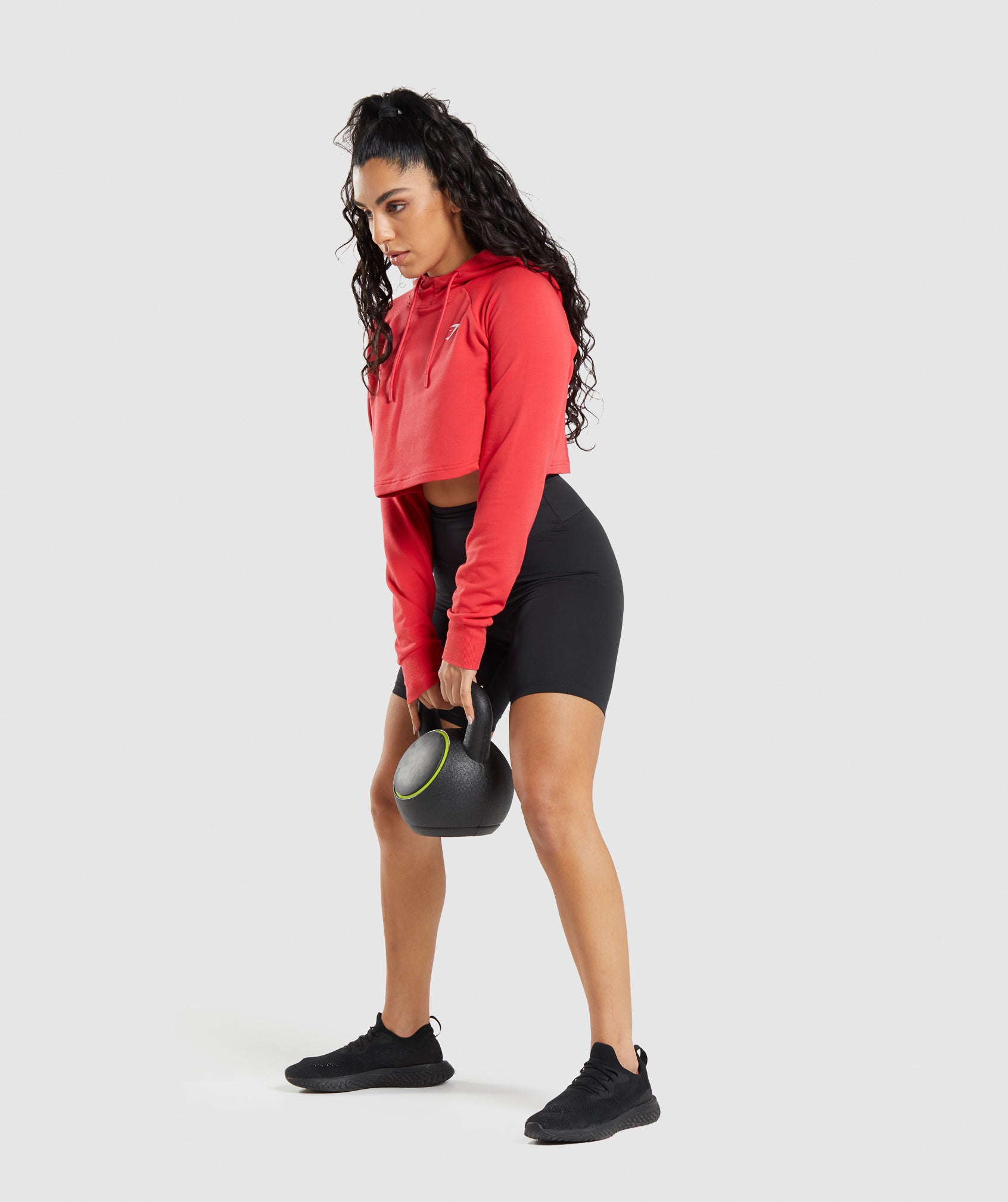 Black Women's Gymshark Training Cycling Shorts | ZUERTG-817