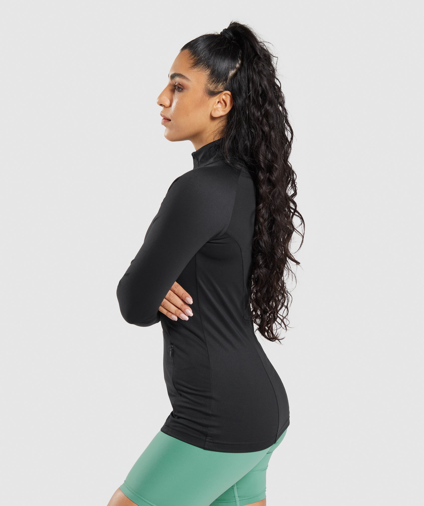 Black Women's Gymshark Training Jackets | HURITG-275