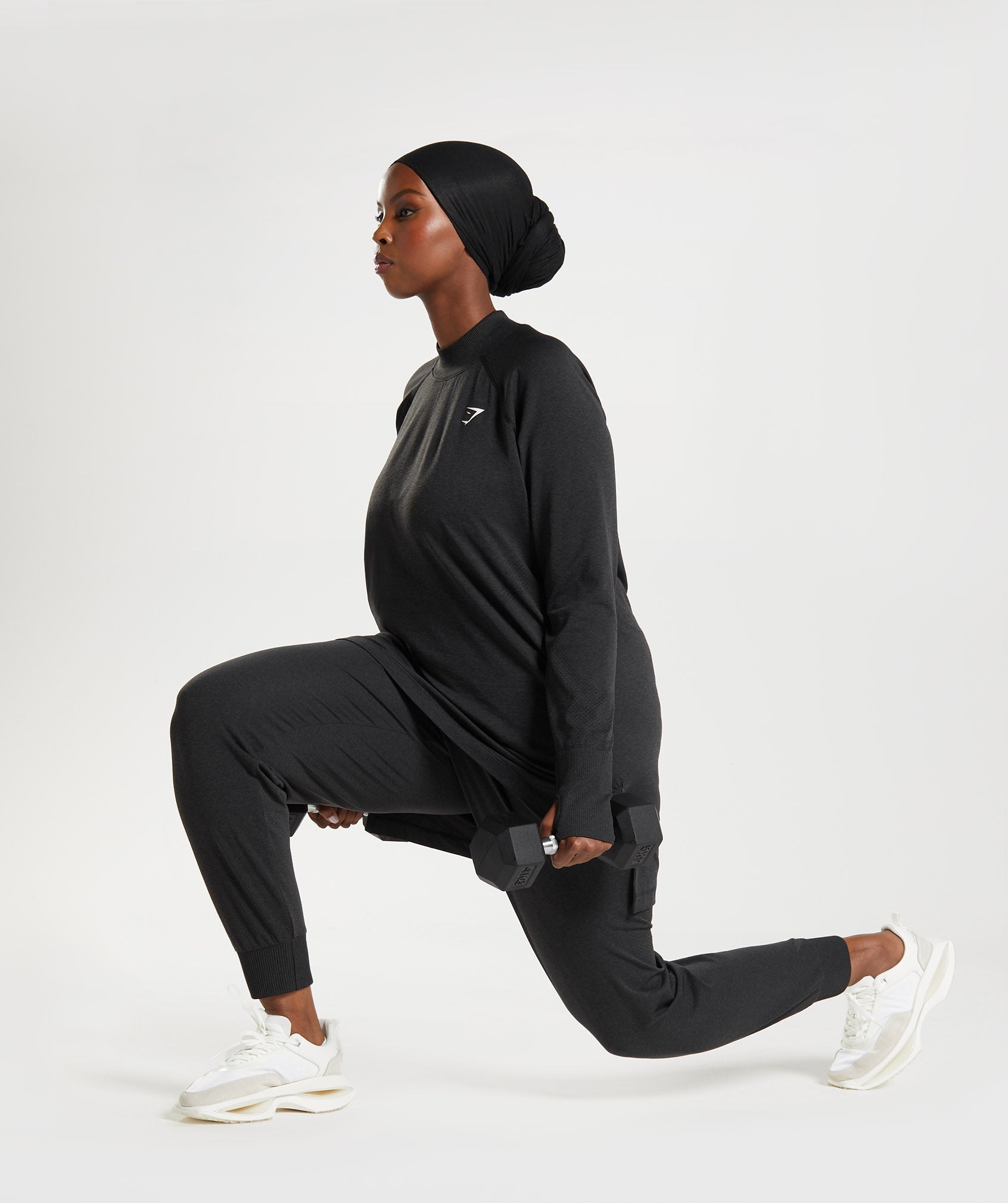 Black Women's Gymshark Vital Seamless 2.0 Jogger | KHYOUP-634