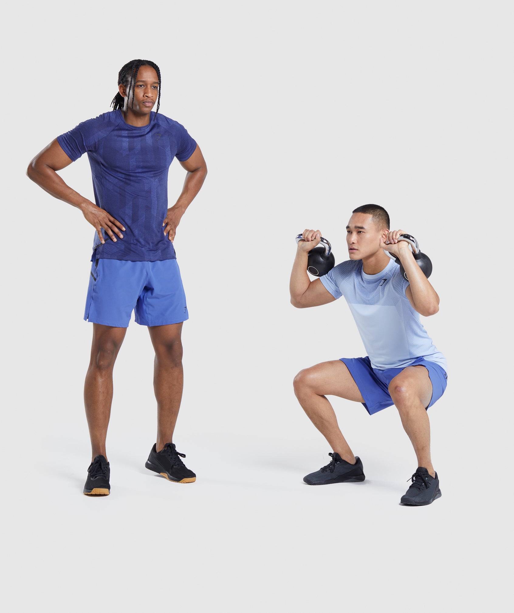 Blue Men's Gymshark Apex 8