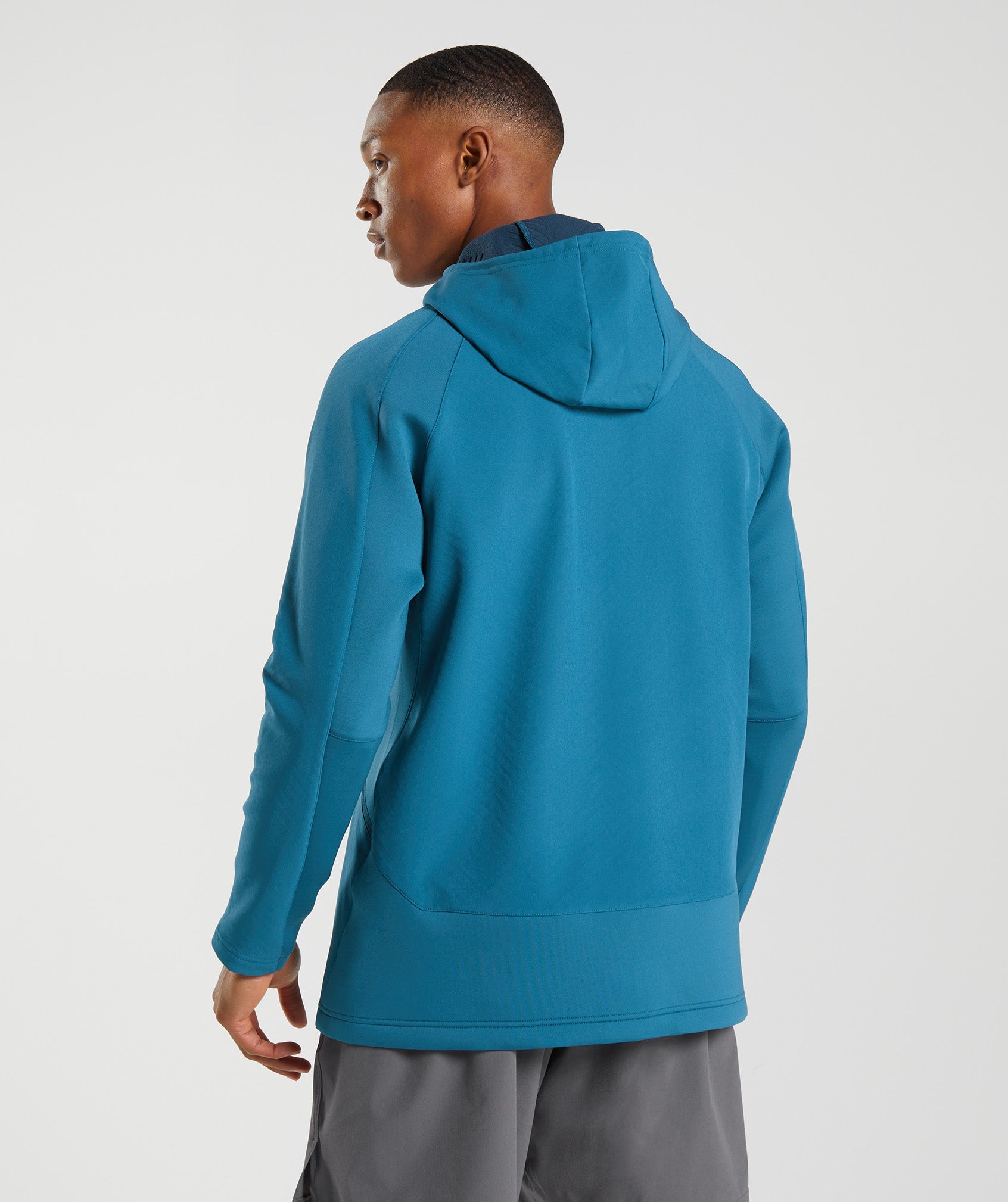 Blue Men's Gymshark Apex Jackets | ISTKRF-408