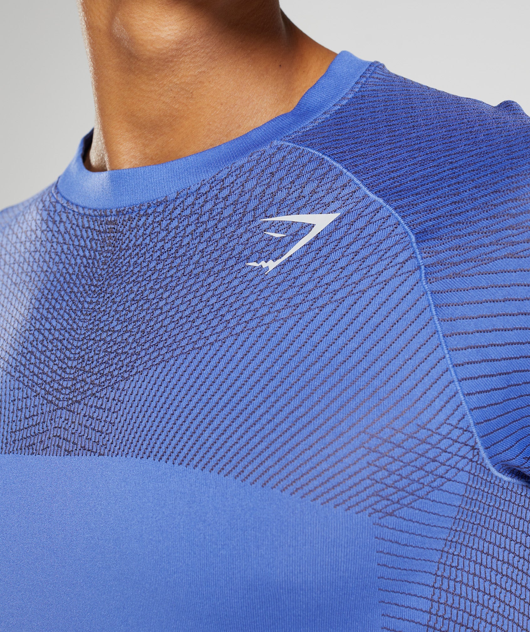 Blue Men's Gymshark Apex Seamless T Shirts | FOEUHI-160