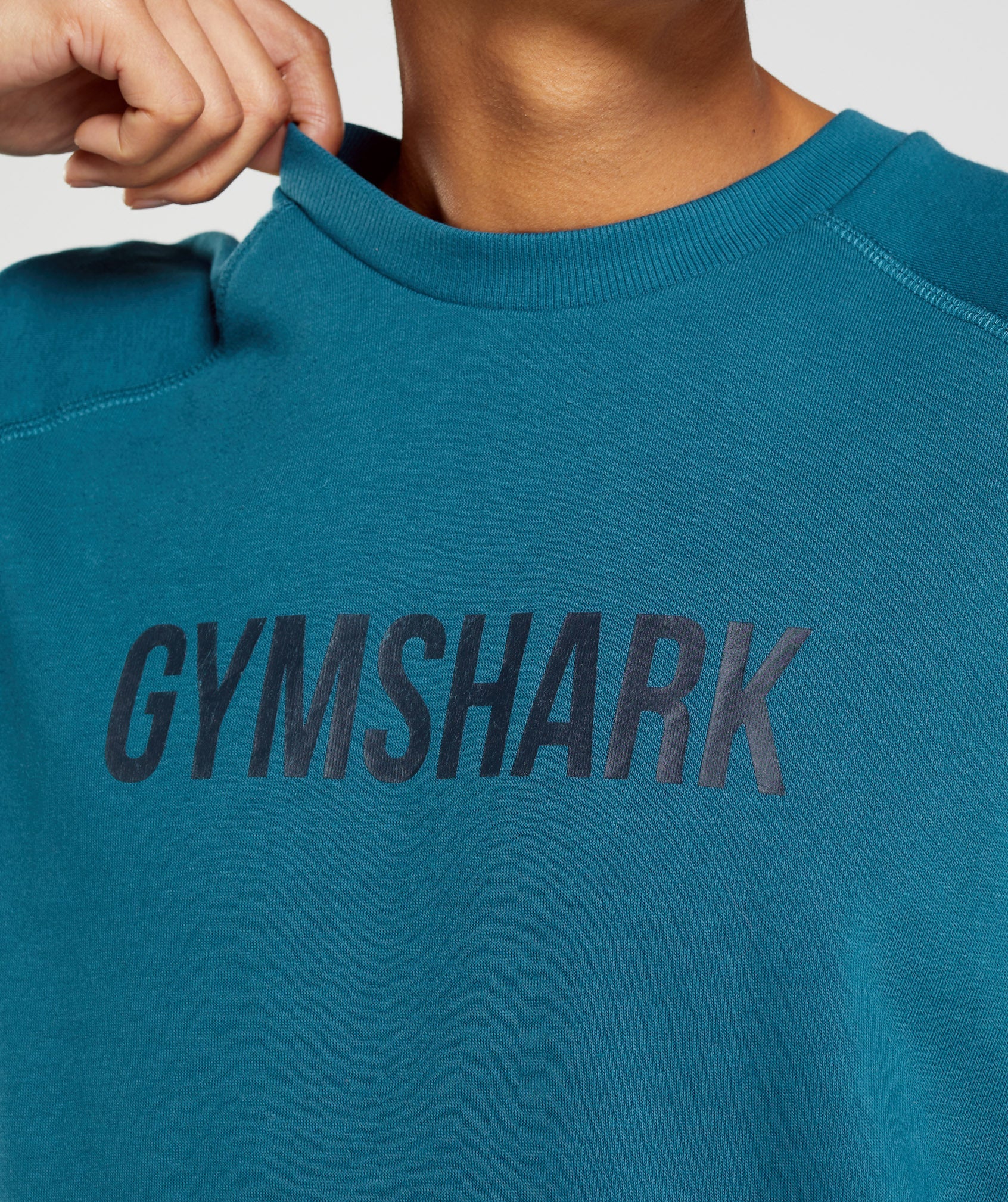 Blue Men's Gymshark Apollo Crew Sweatshirts | CVSUOL-106