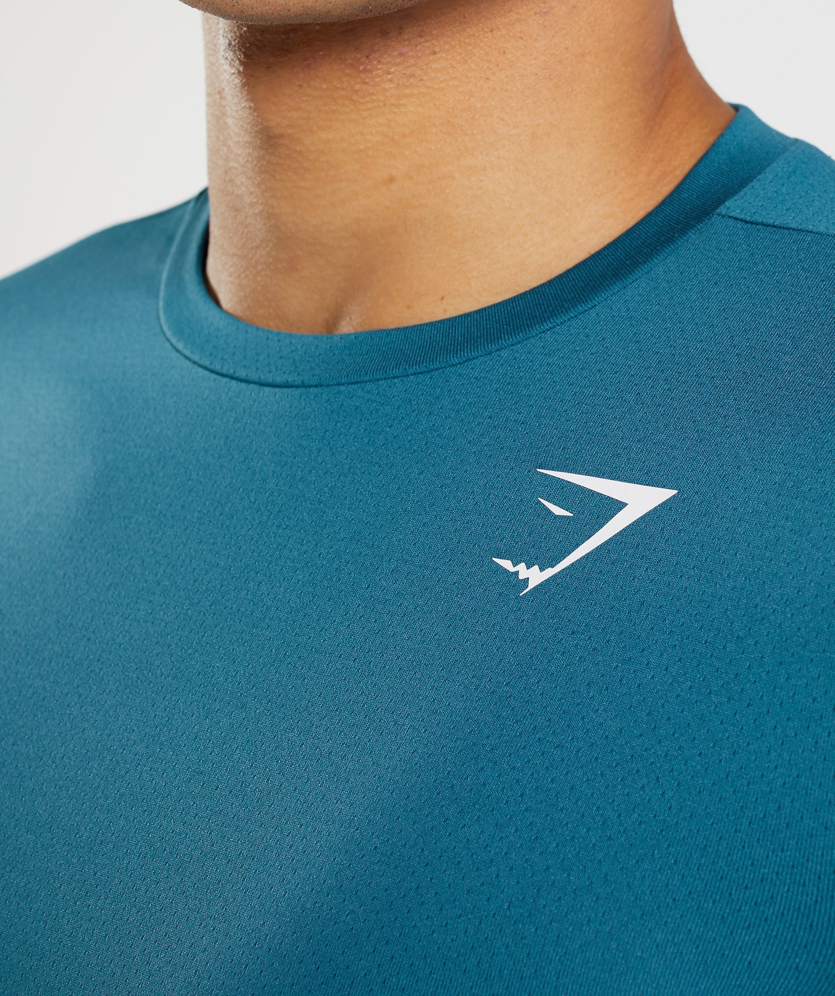 Blue Men's Gymshark Arrival Long Sleeve T Shirts | RCQXYL-132