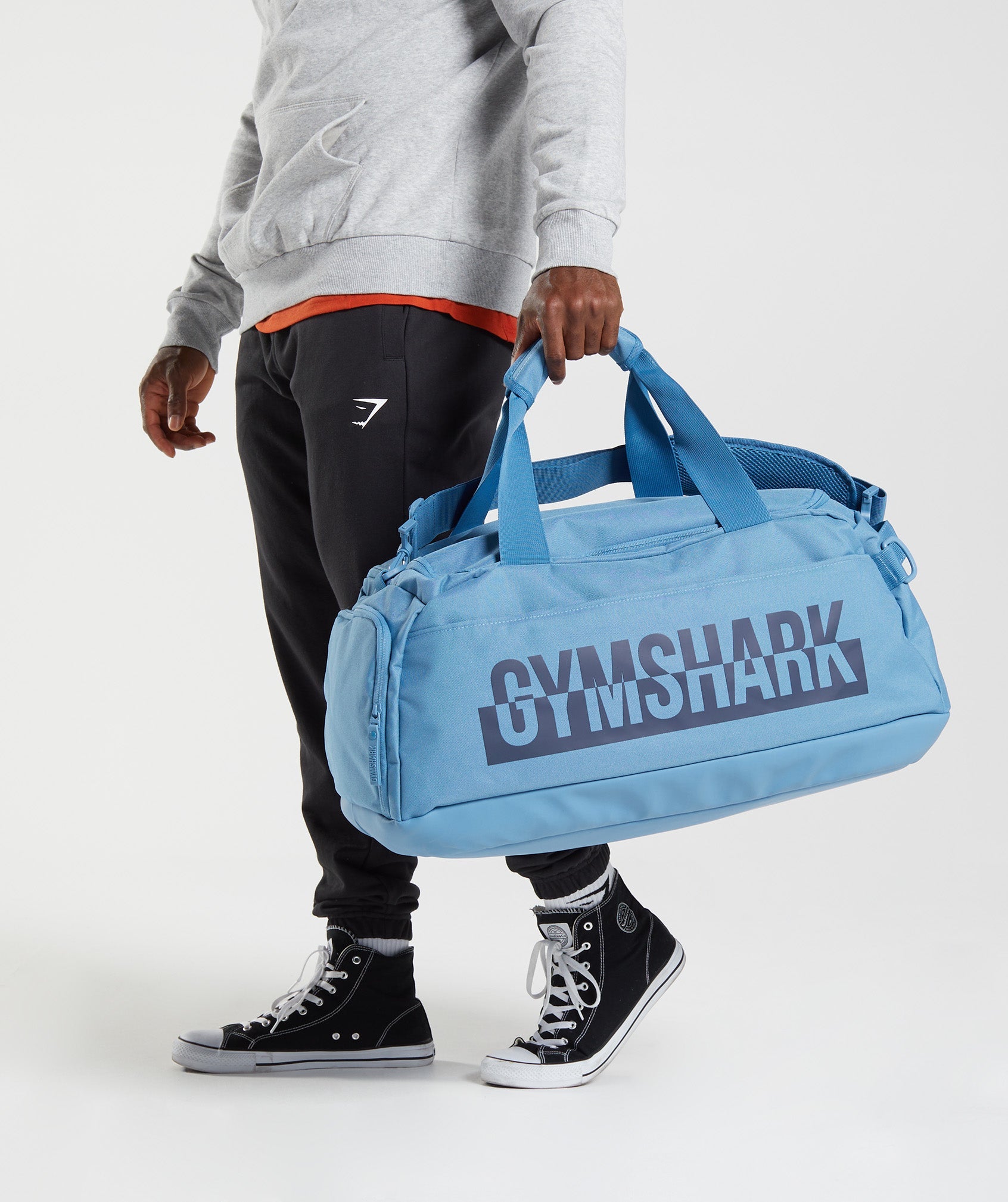 Blue Men\'s Gymshark Bold Gym Bags | EHNMIX-084