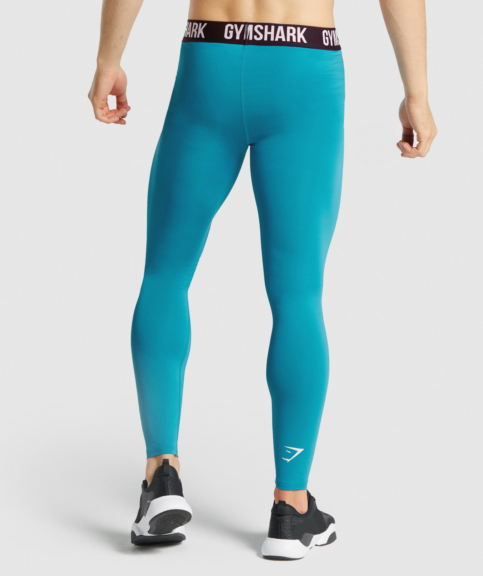 Blue Men's Gymshark Element Baselayer Leggings | MILYRO-019