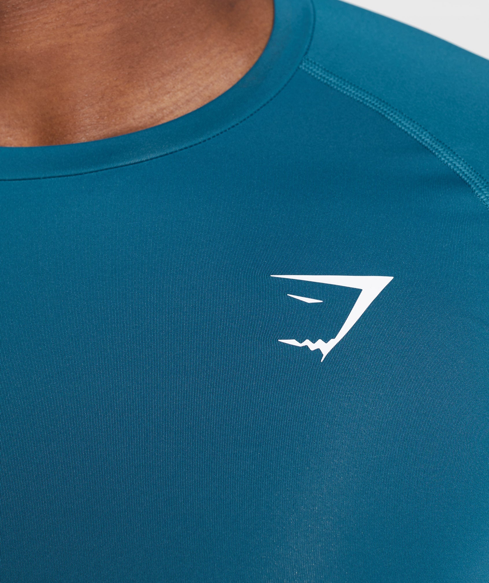 Blue Men's Gymshark Element Baselayer Long Sleeve Tops | GXUPZL-941