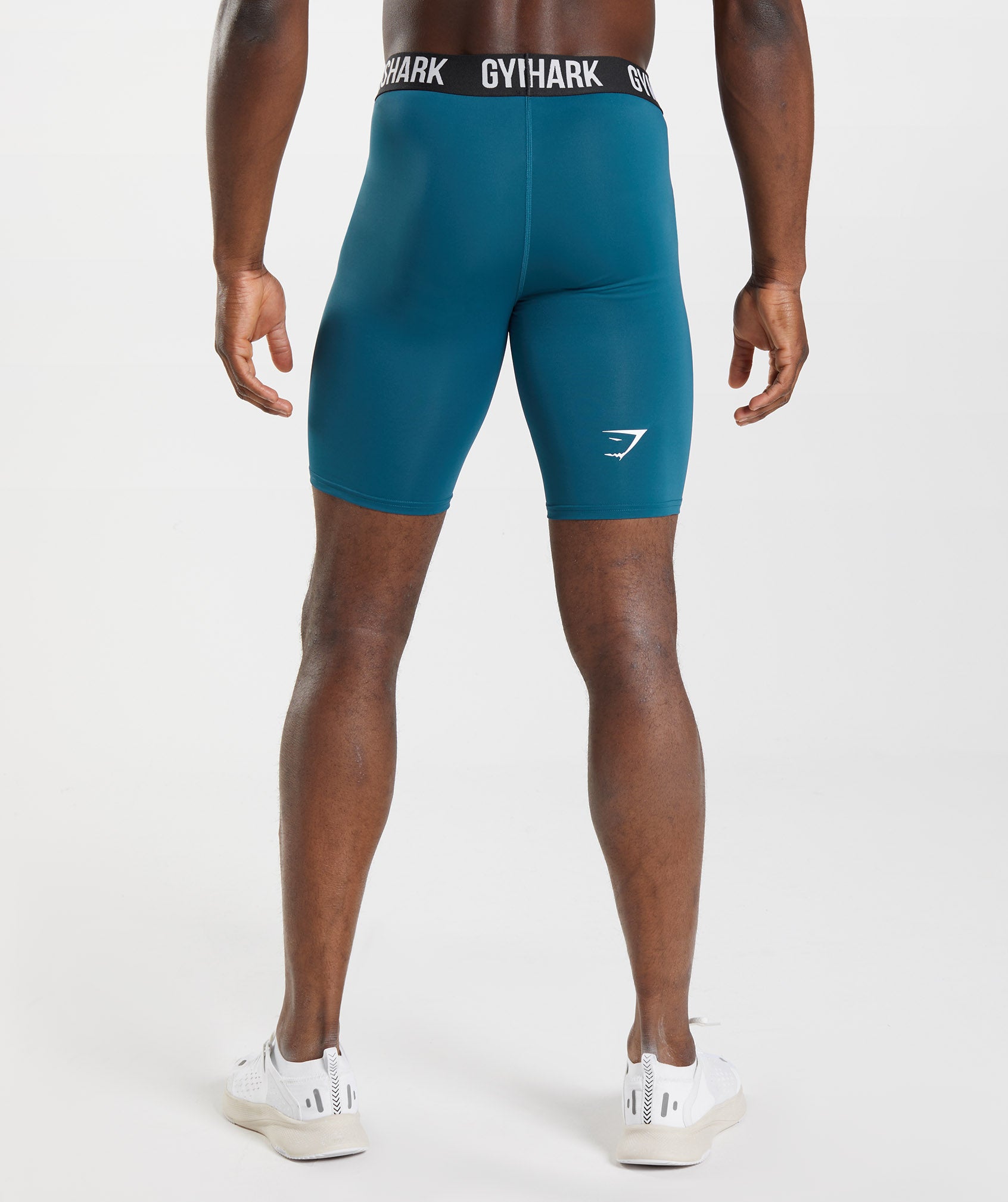 Blue Men's Gymshark Element Baselayer Shorts | HEAFRM-549