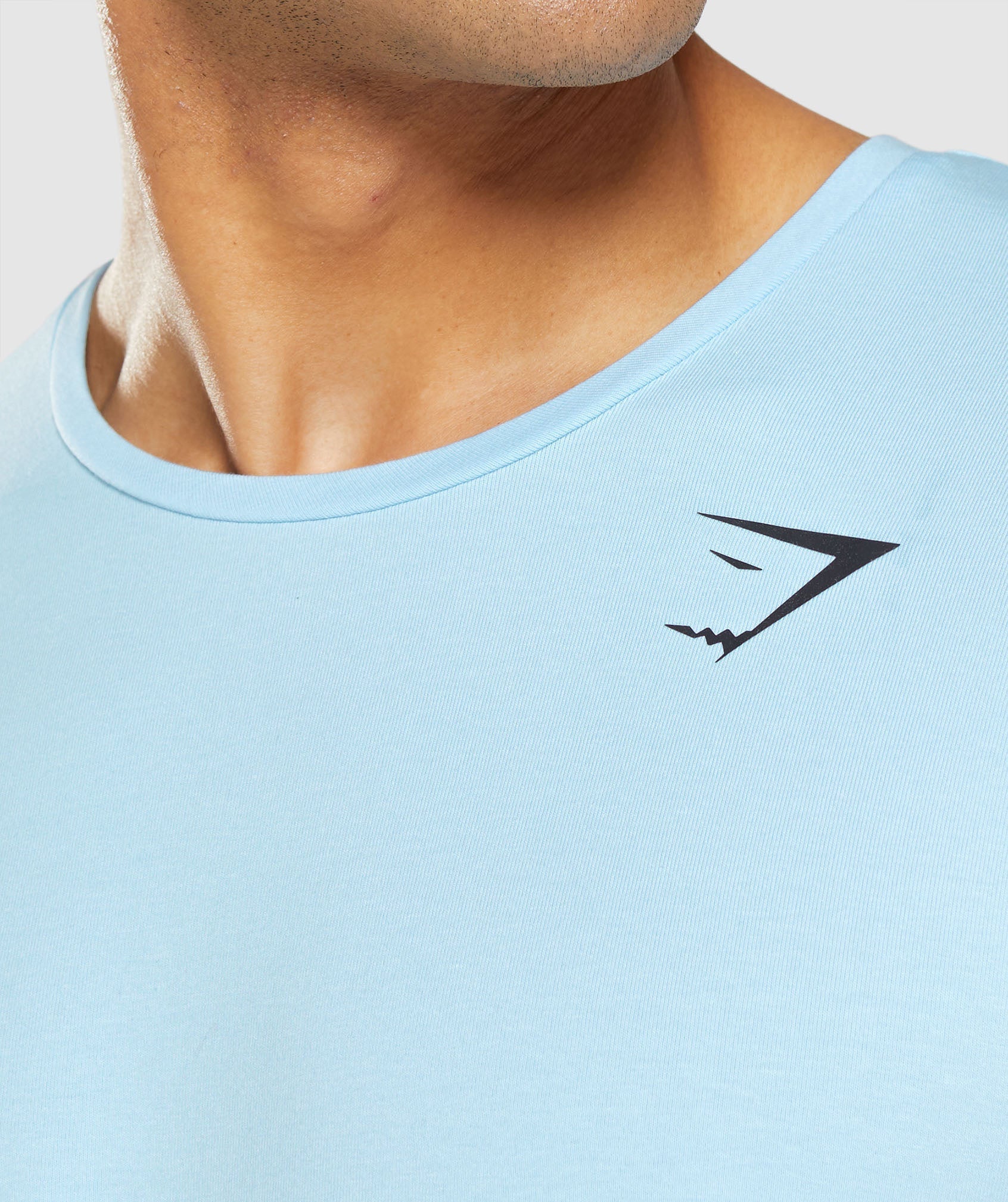 Blue Men's Gymshark Essential T Shirts | JMTHVG-379