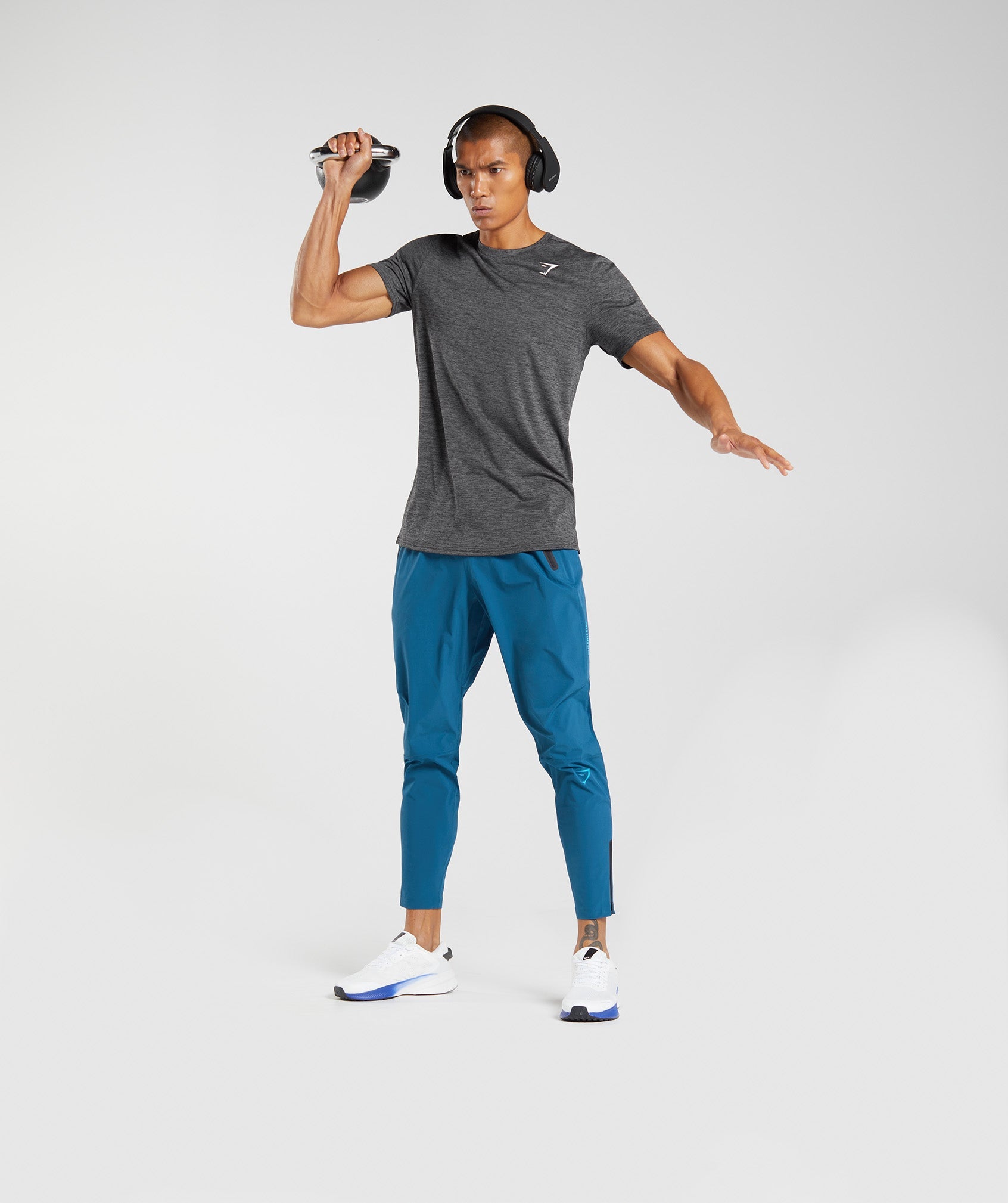 Blue Men's Gymshark Hybrid Woven Jogger | EVCOAG-542