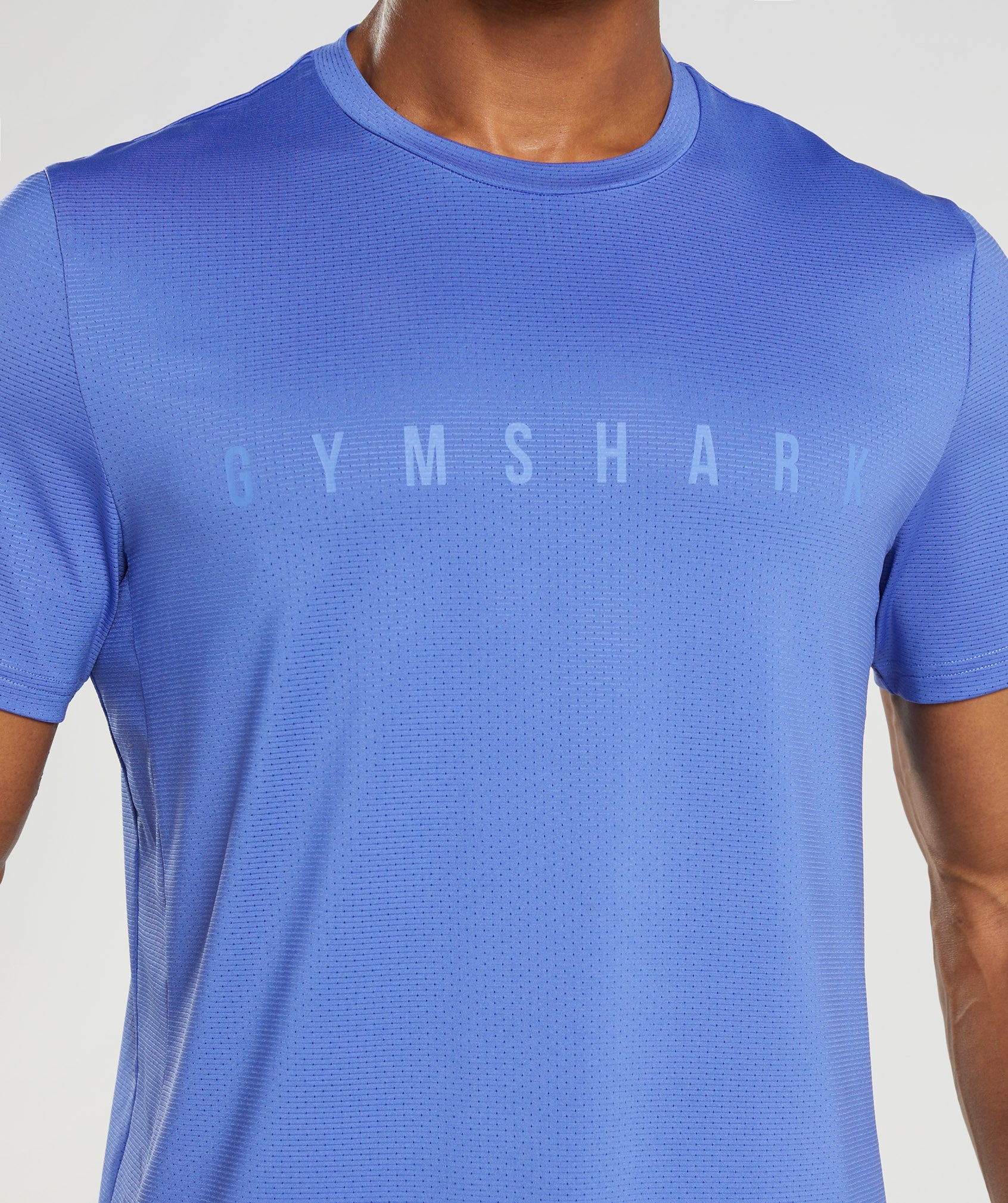 Blue Men's Gymshark Sport Stripe T Shirts | XBTJML-024